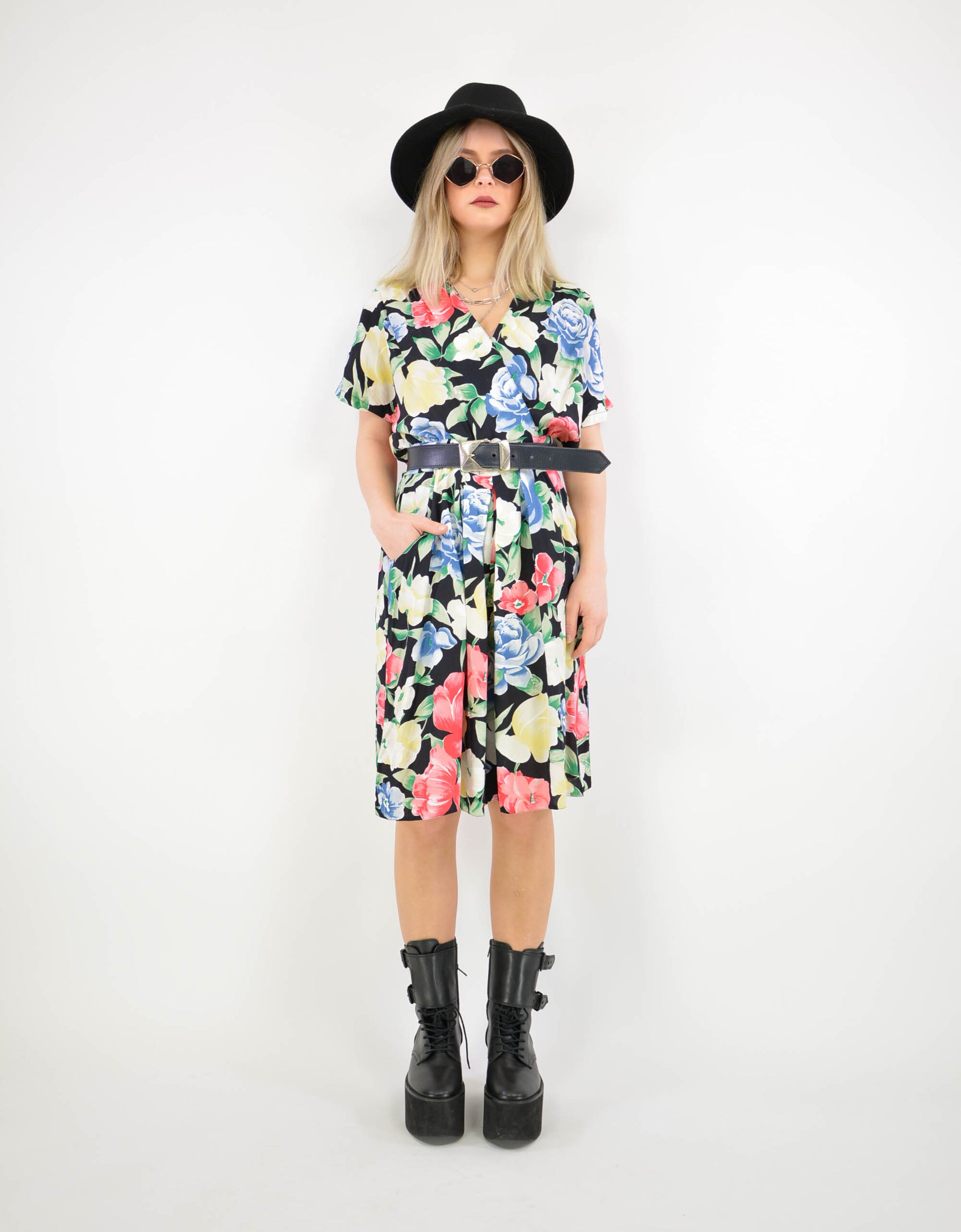Flower jumpsuit - PICKNWEIGHT - VINTAGE KILO STORE