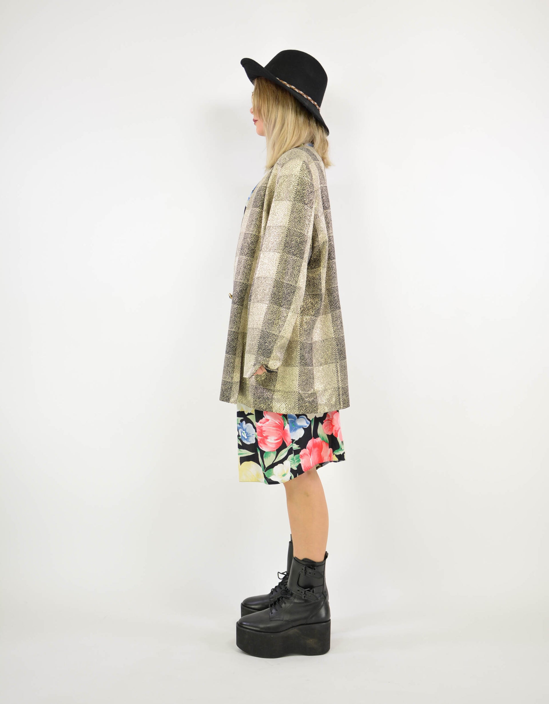 Checked pattern blazer - PICKNWEIGHT - VINTAGE KILO STORE