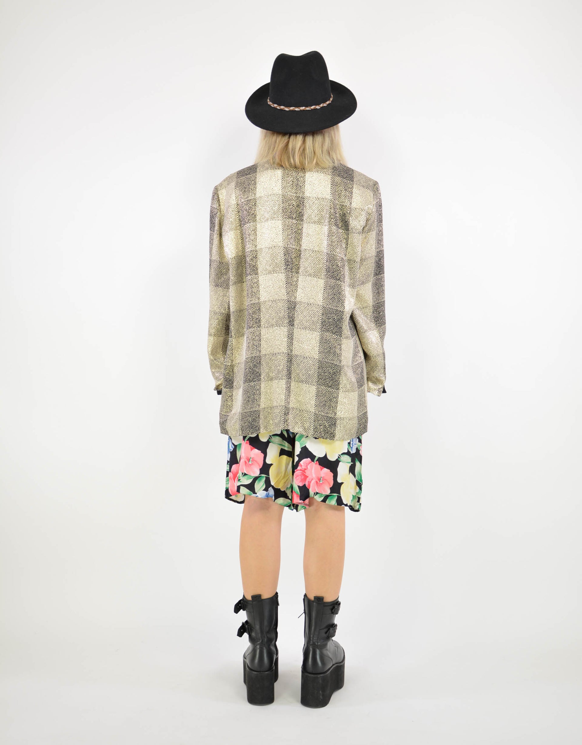 Checked pattern blazer - PICKNWEIGHT - VINTAGE KILO STORE