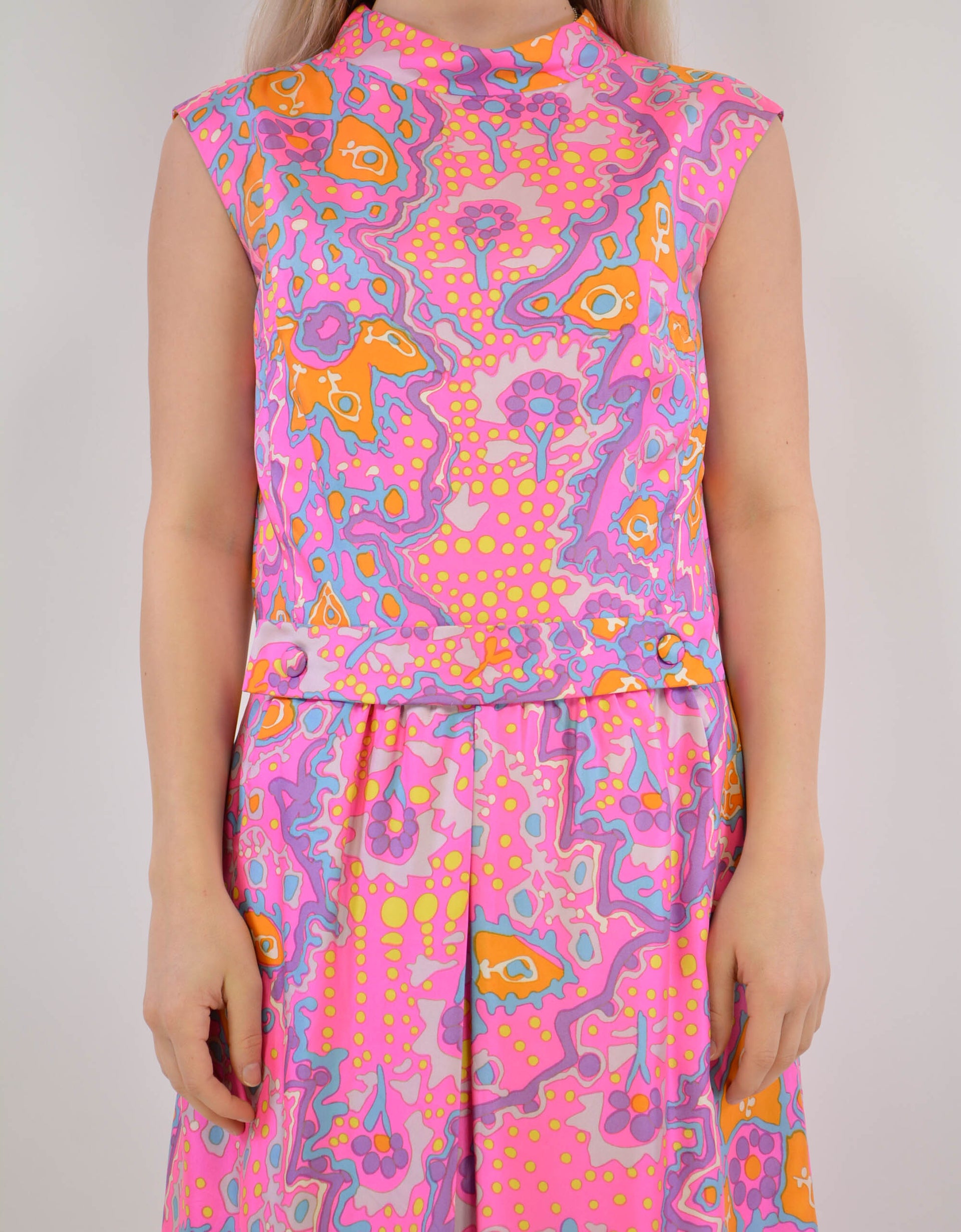 70s silk dress - PICKNWEIGHT - VINTAGE KILO STORE