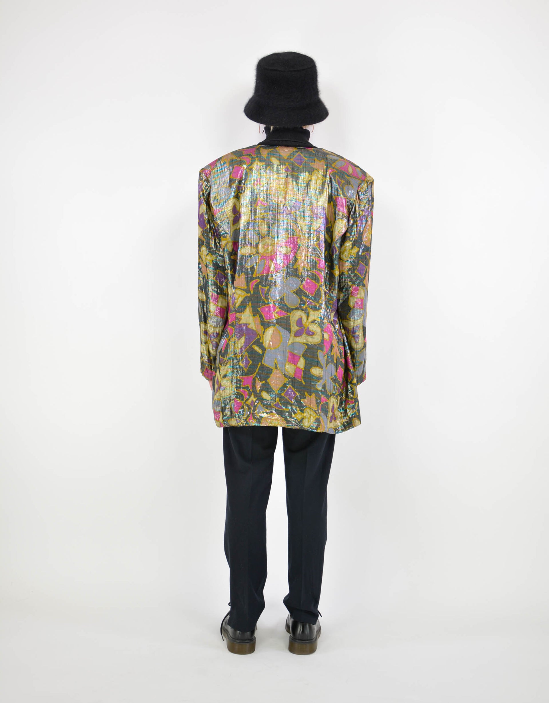 80s metallic suit jacket - PICKNWEIGHT - VINTAGE KILO STORE