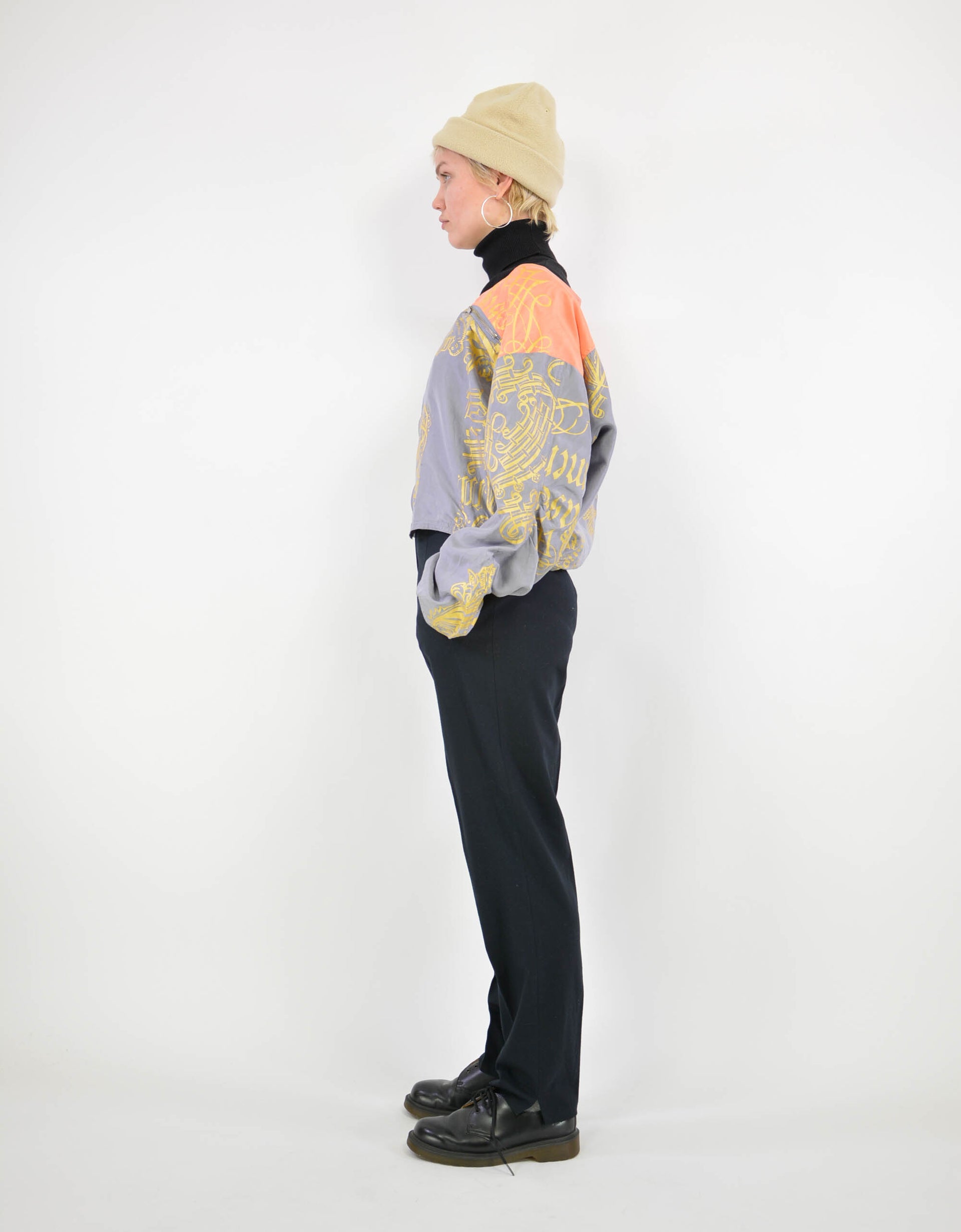 Cropped silk jacket - PICKNWEIGHT - VINTAGE KILO STORE