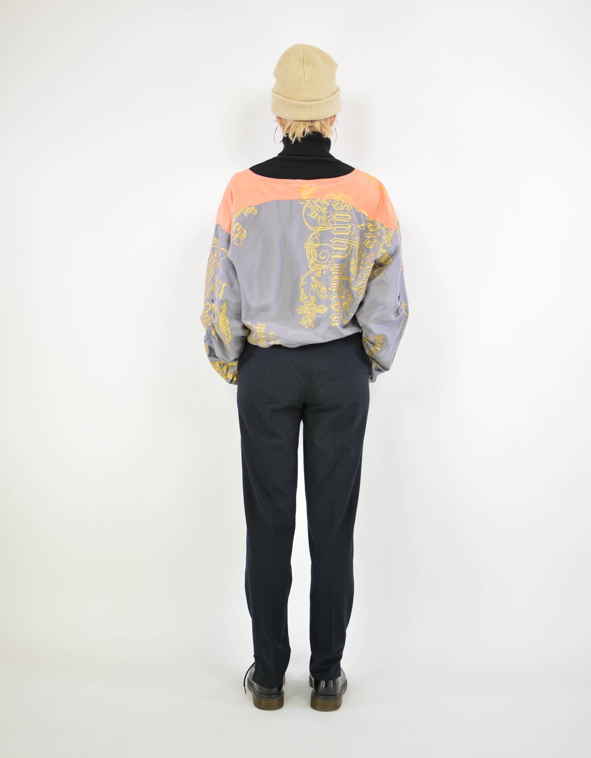 Cropped silk jacket - PICKNWEIGHT - VINTAGE KILO STORE