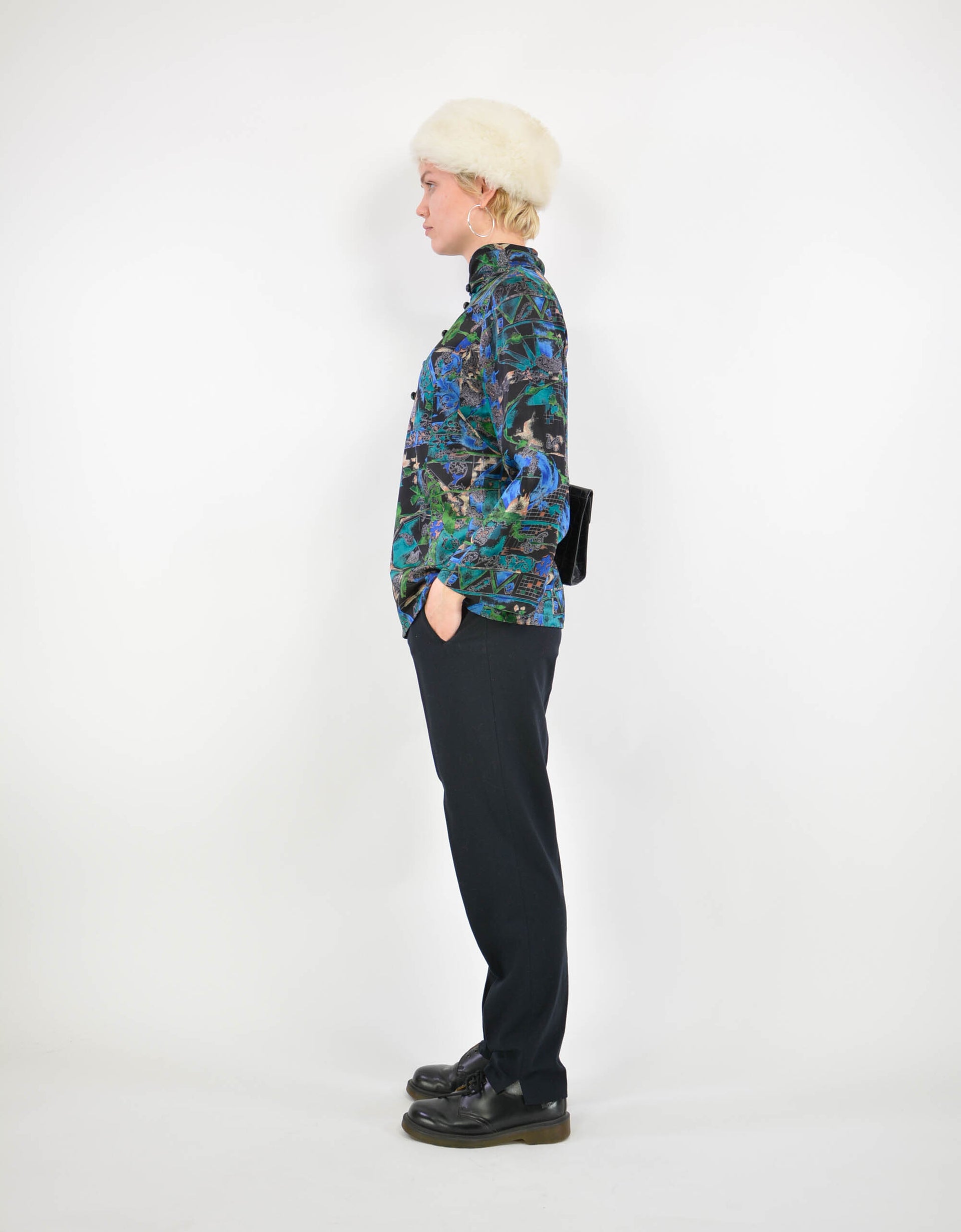 80s print blouse - PICKNWEIGHT - VINTAGE KILO STORE
