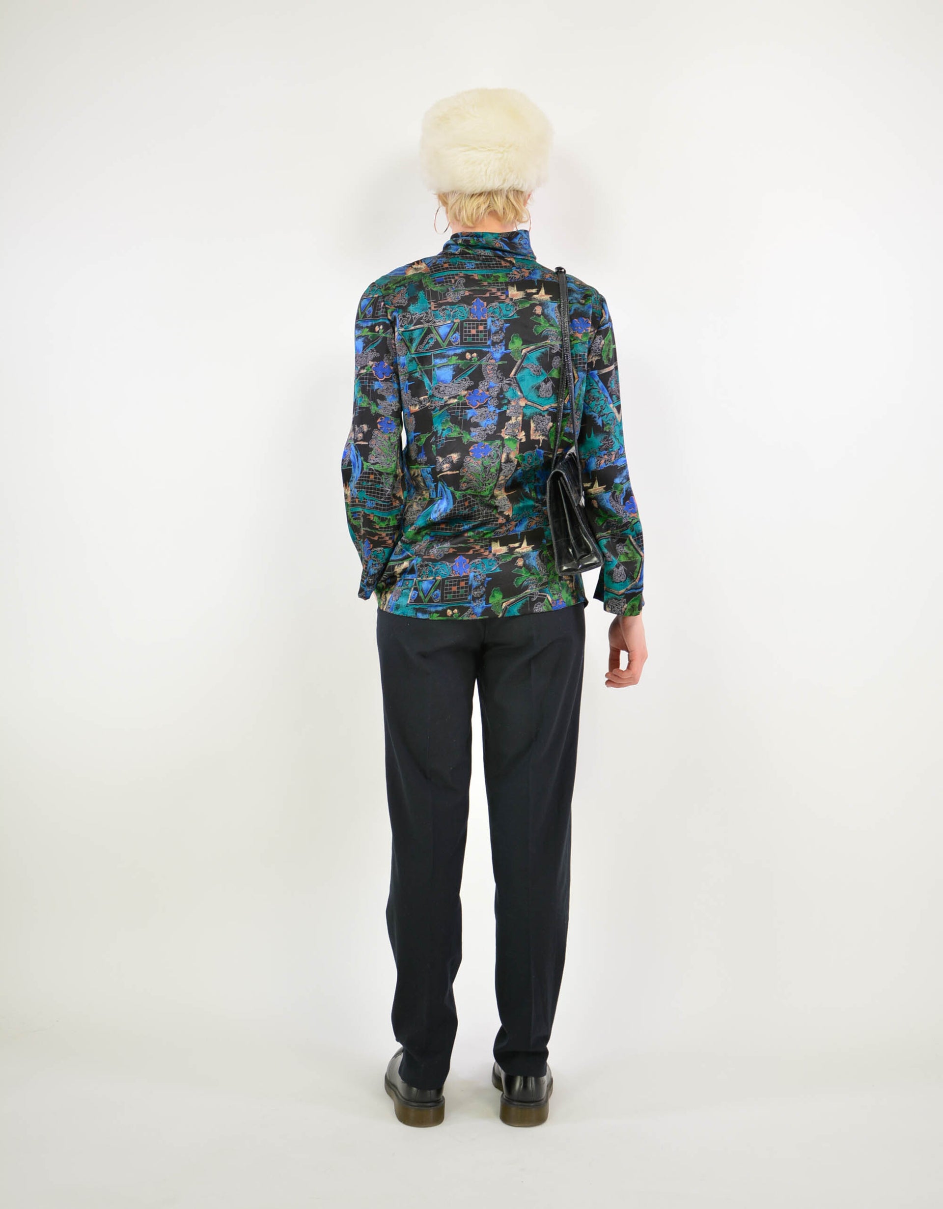 80s print blouse - PICKNWEIGHT - VINTAGE KILO STORE
