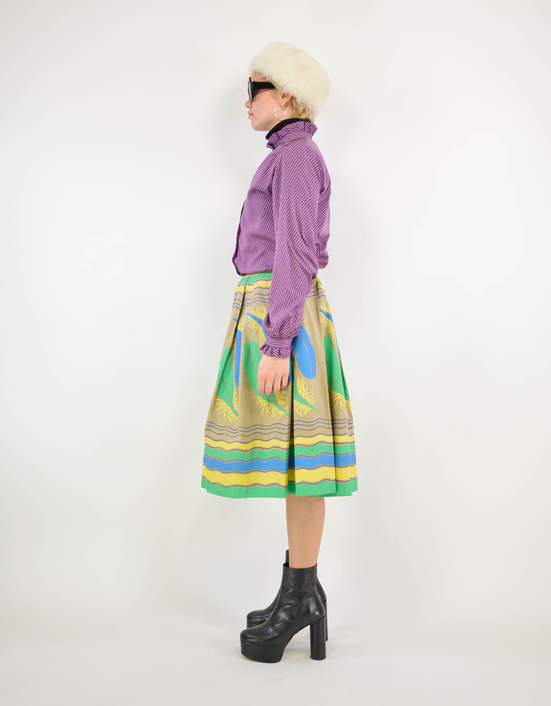 Purple blouse - PICKNWEIGHT - VINTAGE KILO STORE
