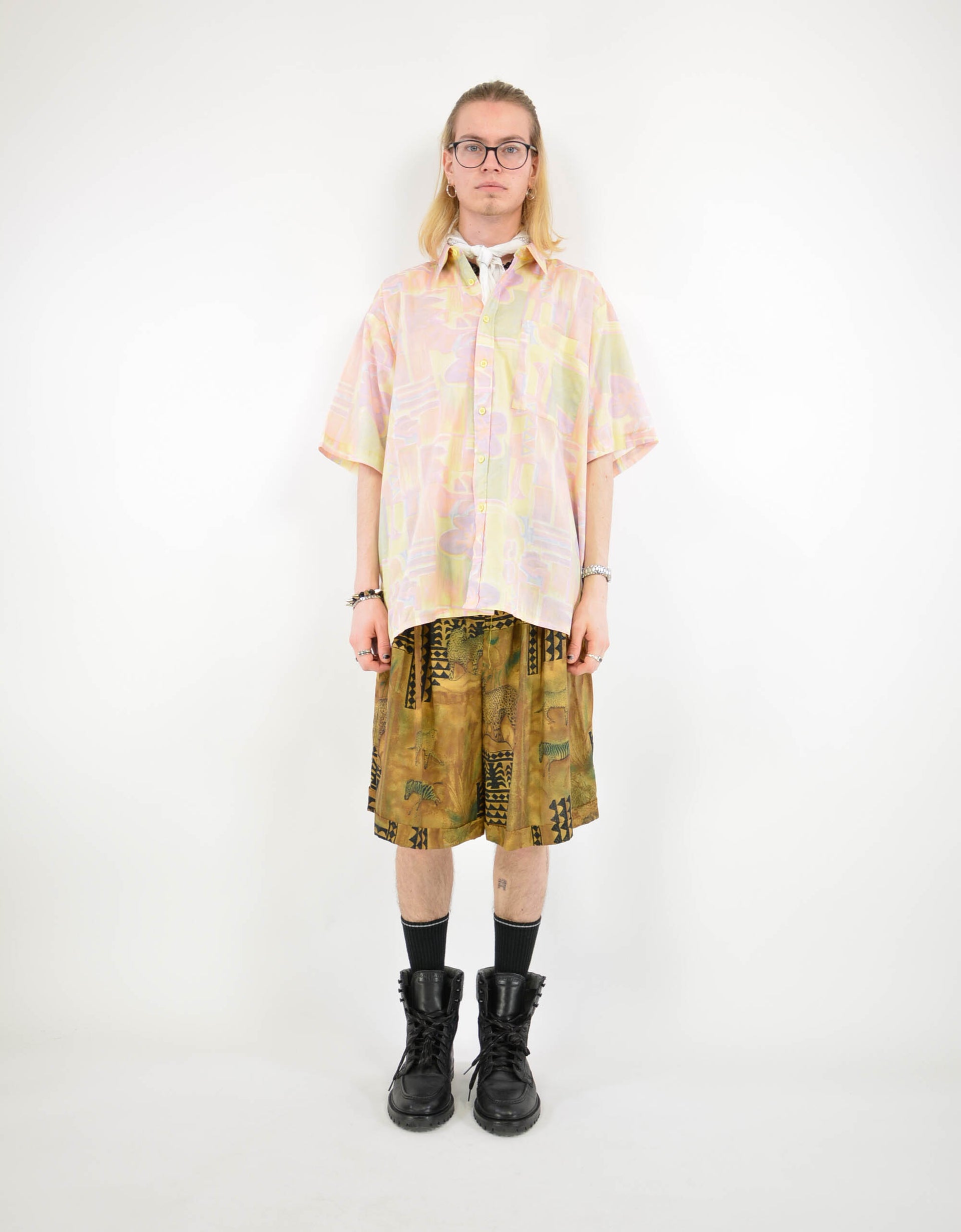 80s print shirt - PICKNWEIGHT - VINTAGE KILO STORE