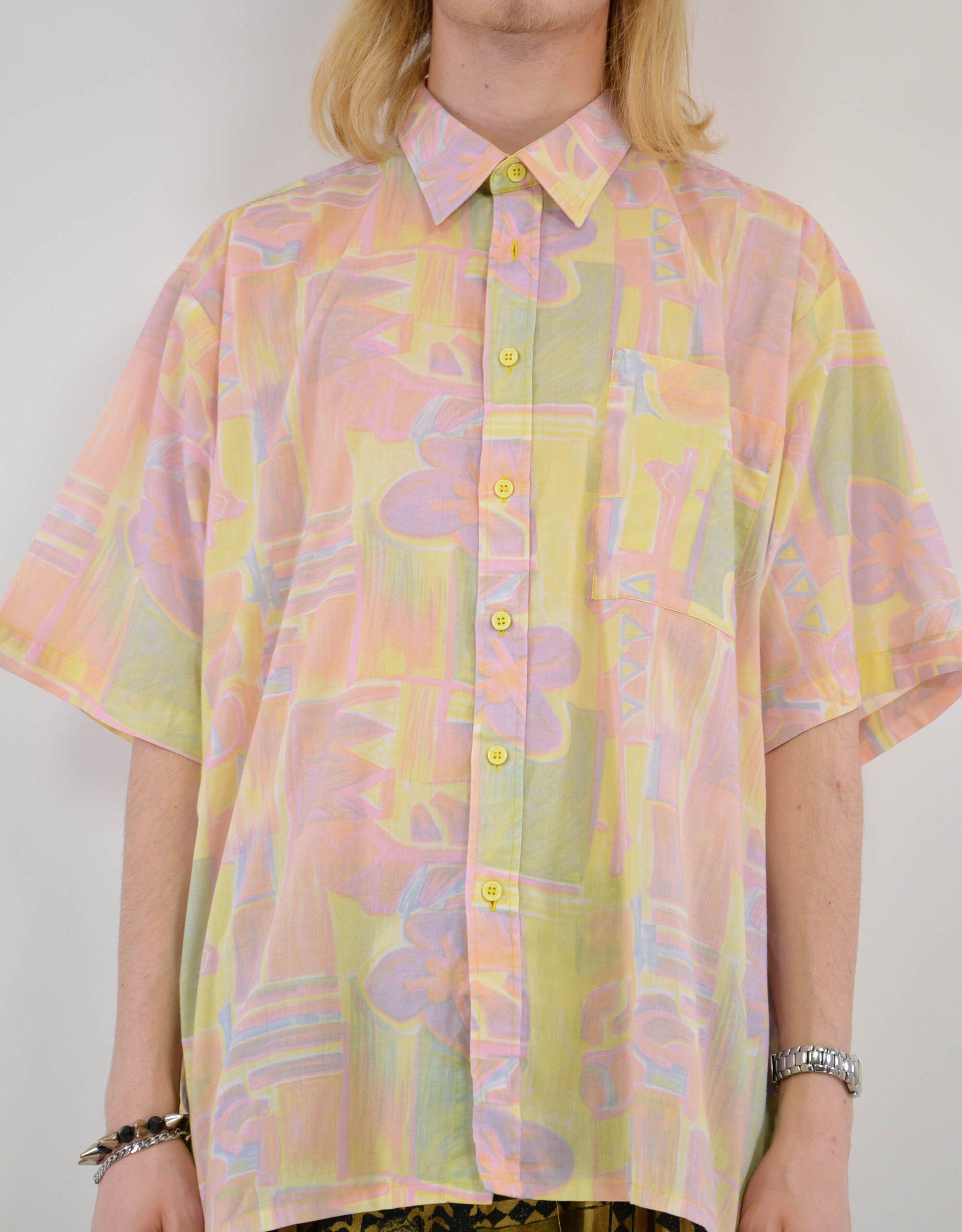 80s print shirt - PICKNWEIGHT - VINTAGE KILO STORE