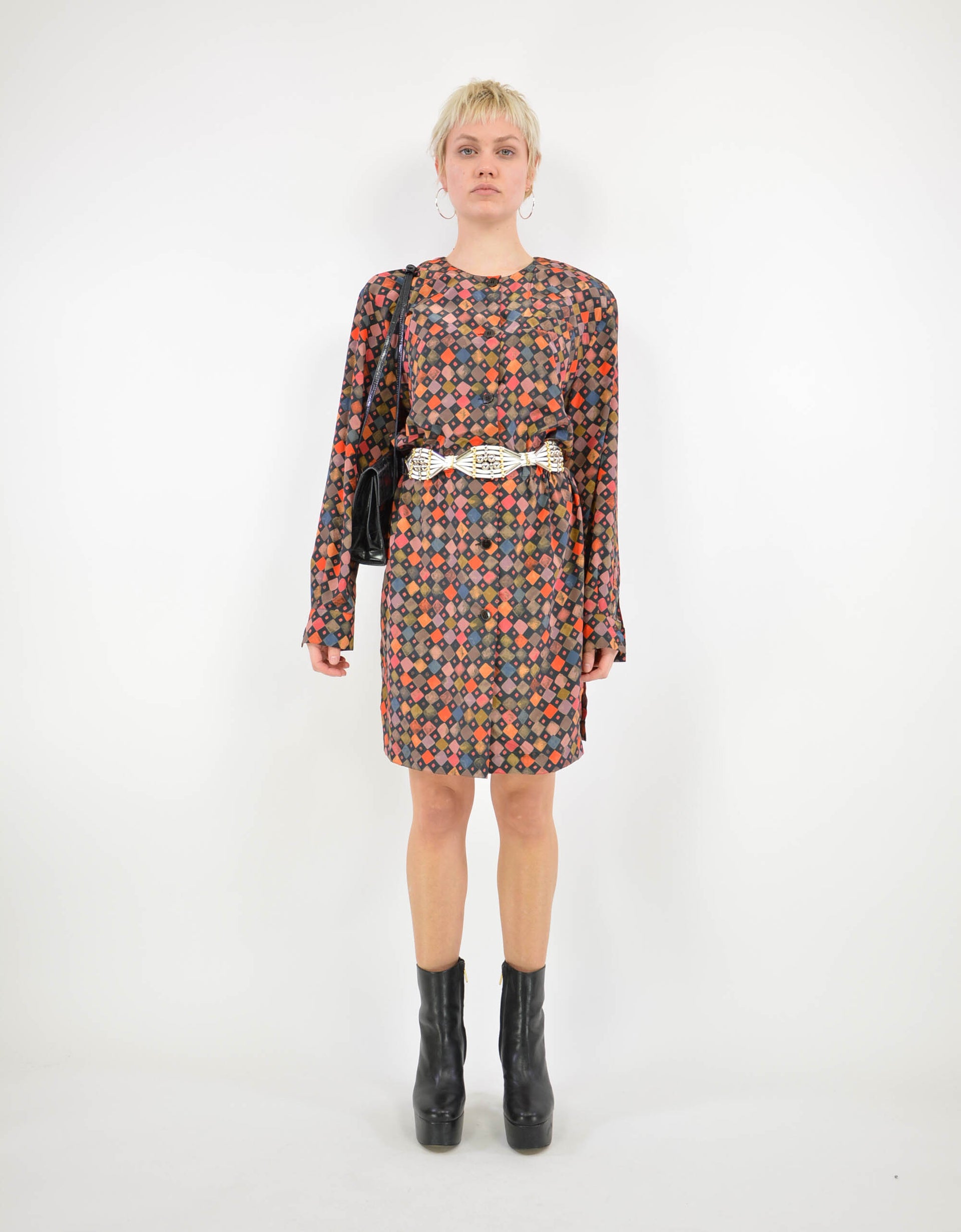 90s print dress - PICKNWEIGHT - VINTAGE KILO STORE