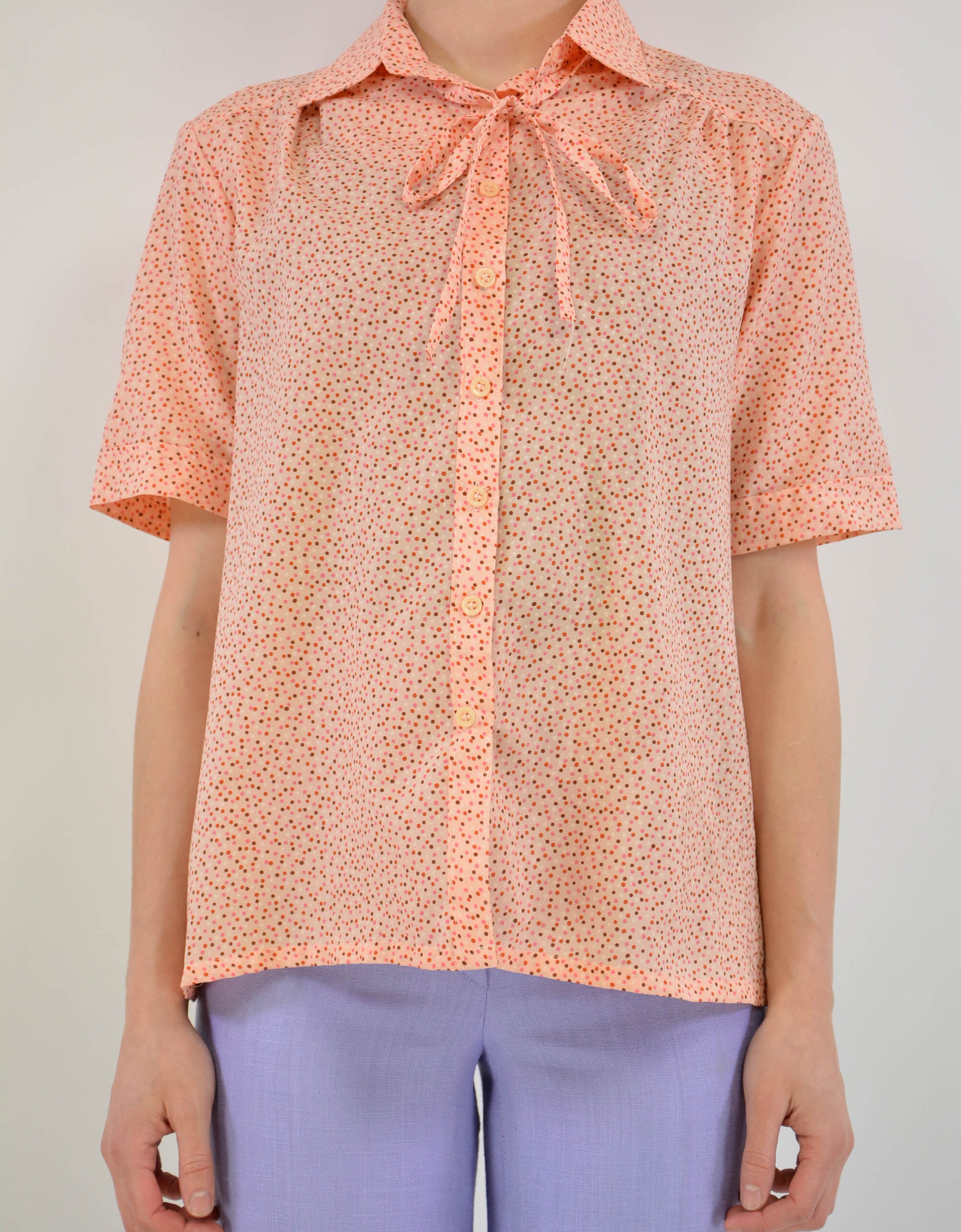 Dotted print blouse - PICKNWEIGHT - VINTAGE KILO STORE
