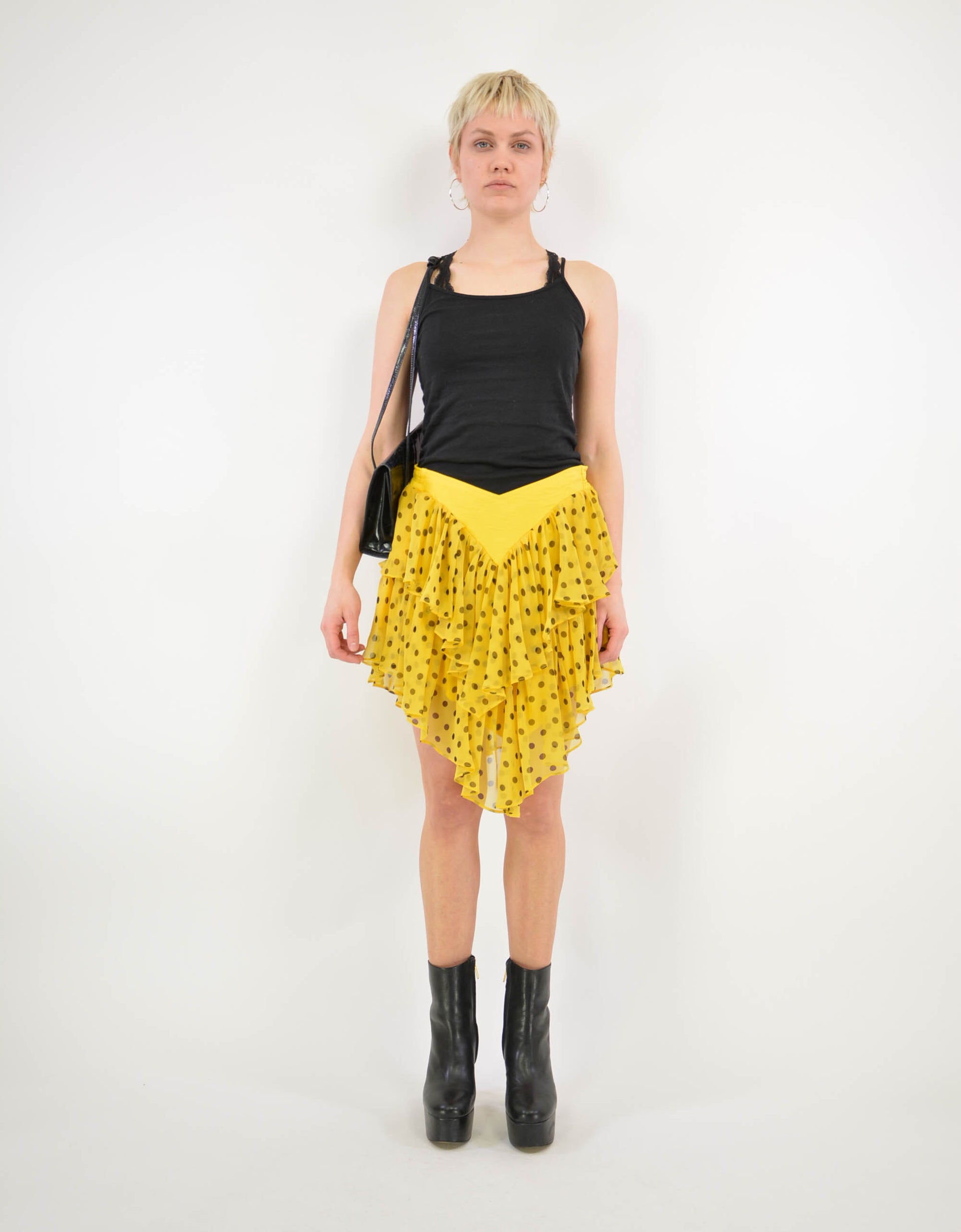 Dotted print skirt - PICKNWEIGHT - VINTAGE KILO STORE