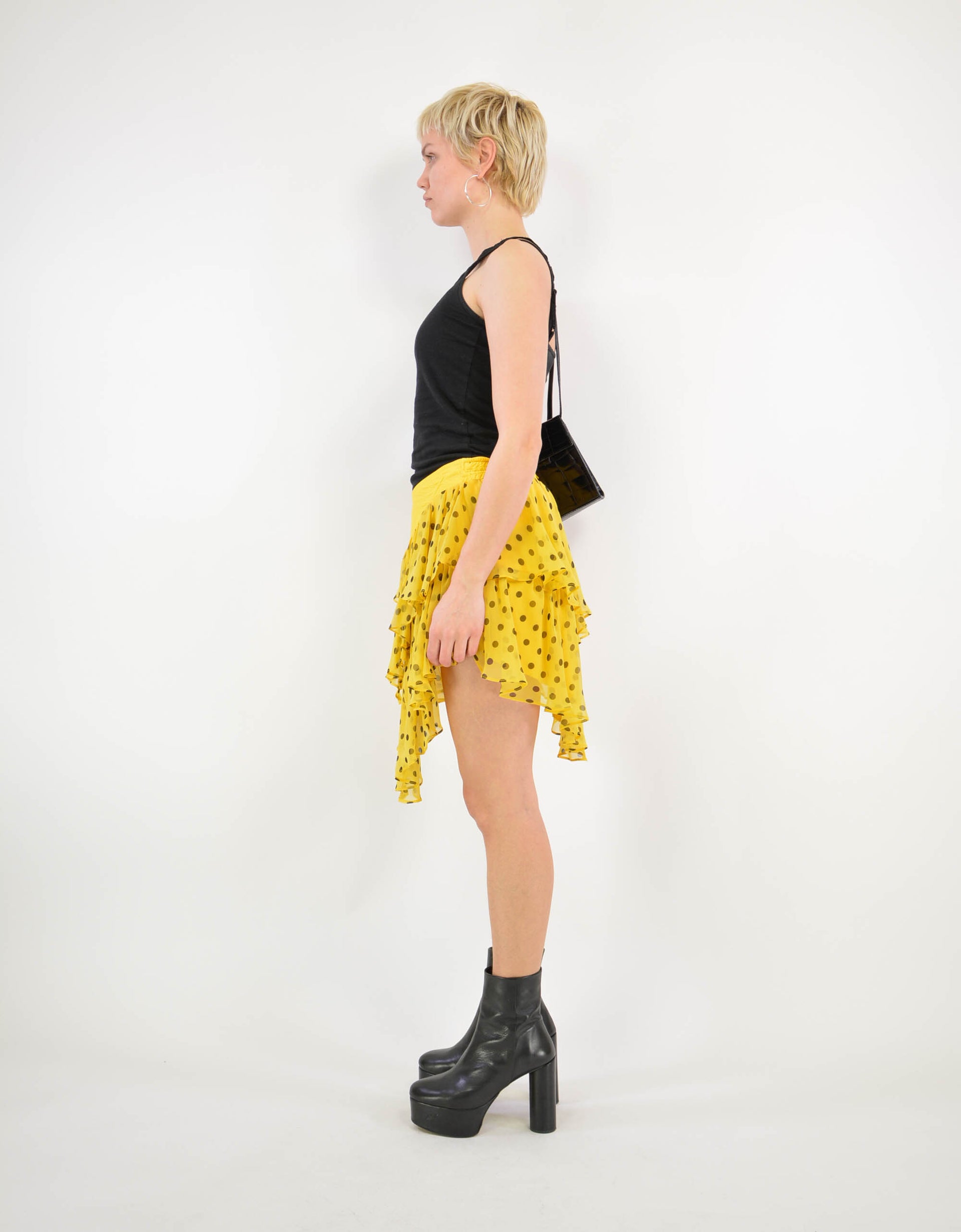Dotted print skirt - PICKNWEIGHT - VINTAGE KILO STORE