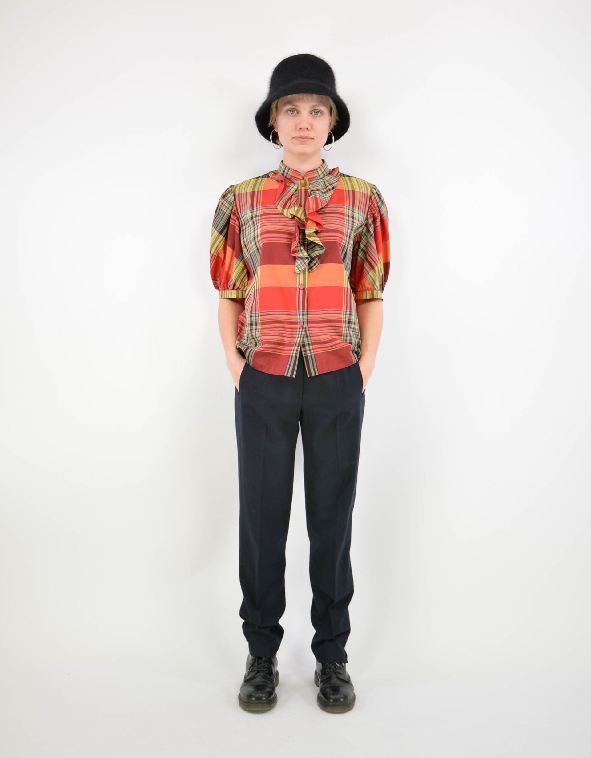 Ruffle blouse - PICKNWEIGHT - VINTAGE KILO STORE