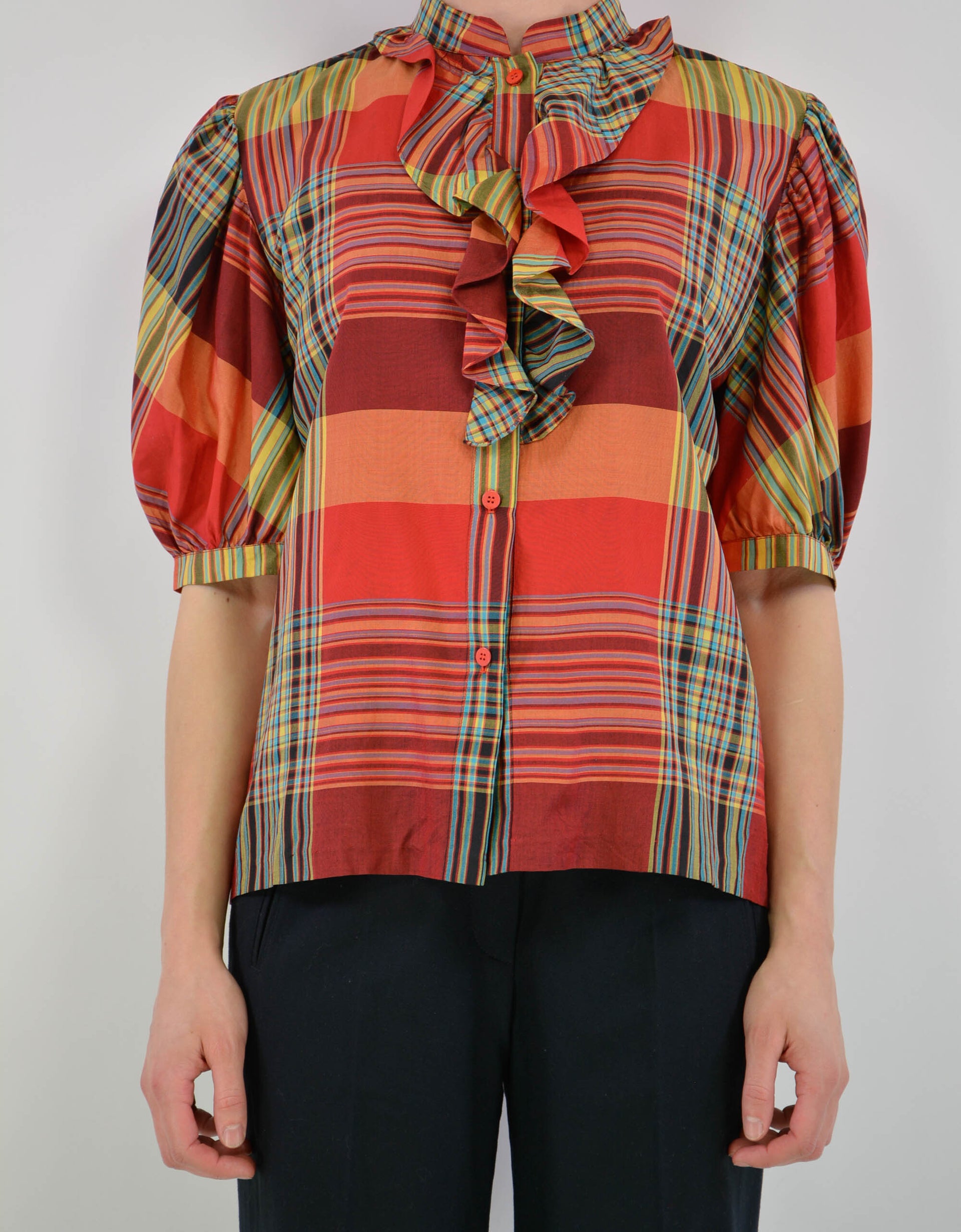 Ruffle blouse - PICKNWEIGHT - VINTAGE KILO STORE
