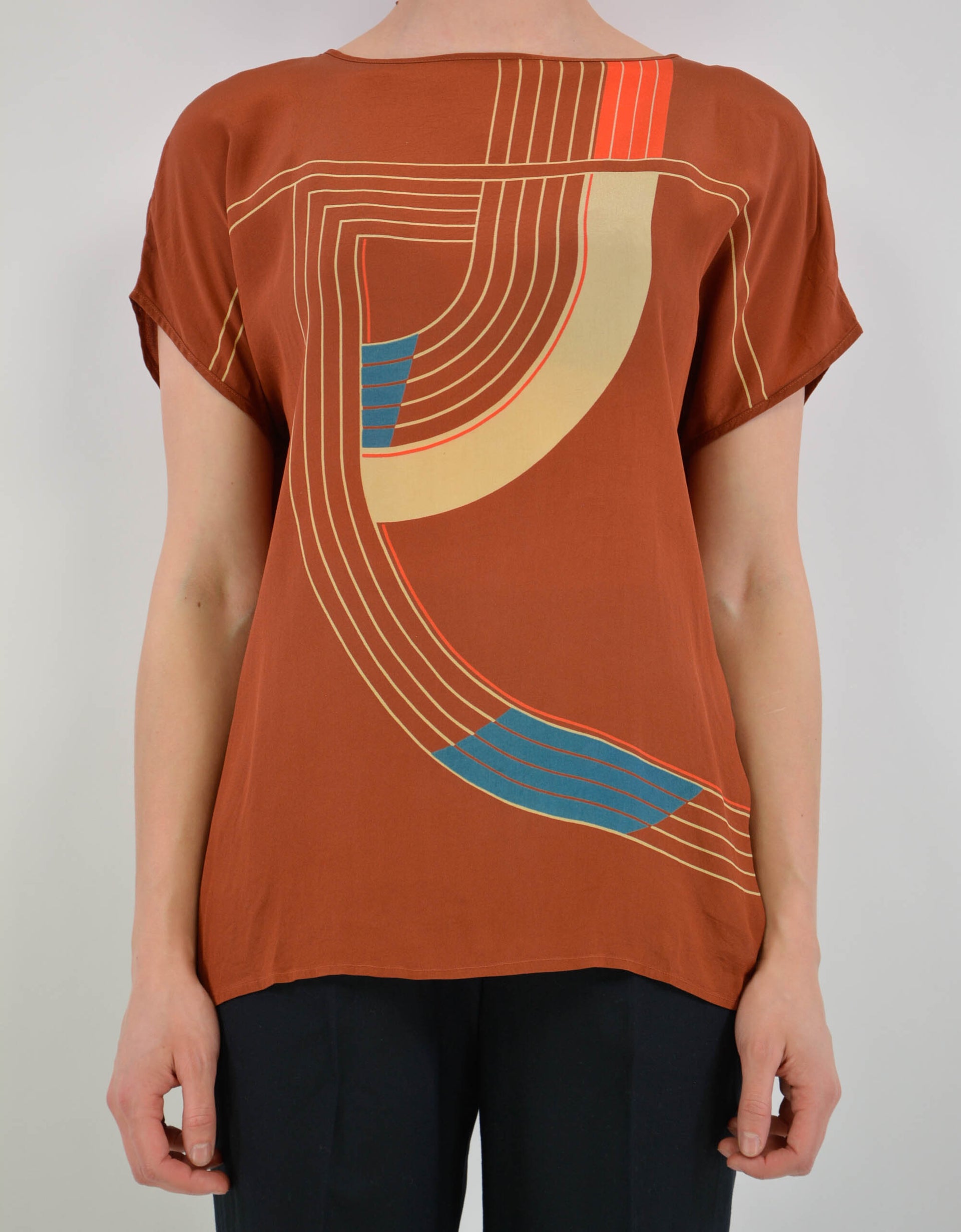 90s print blouse - PICKNWEIGHT - VINTAGE KILO STORE