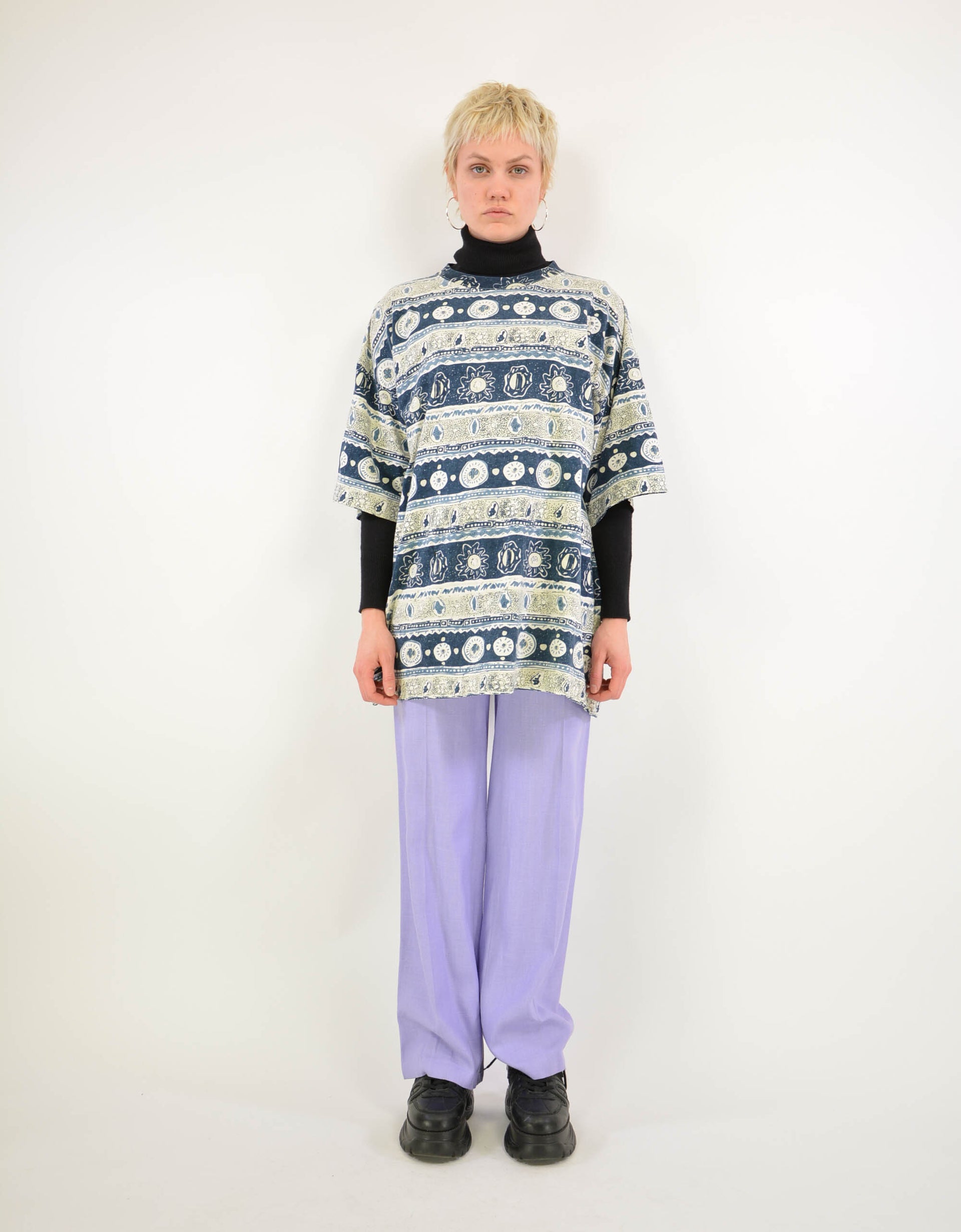 90s print tee - PICKNWEIGHT - VINTAGE KILO STORE