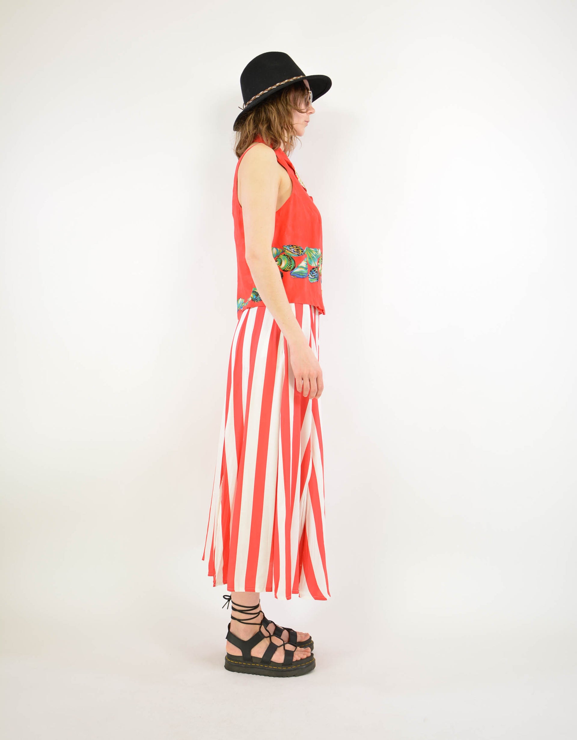 Striped skirt - PICKNWEIGHT - VINTAGE KILO STORE