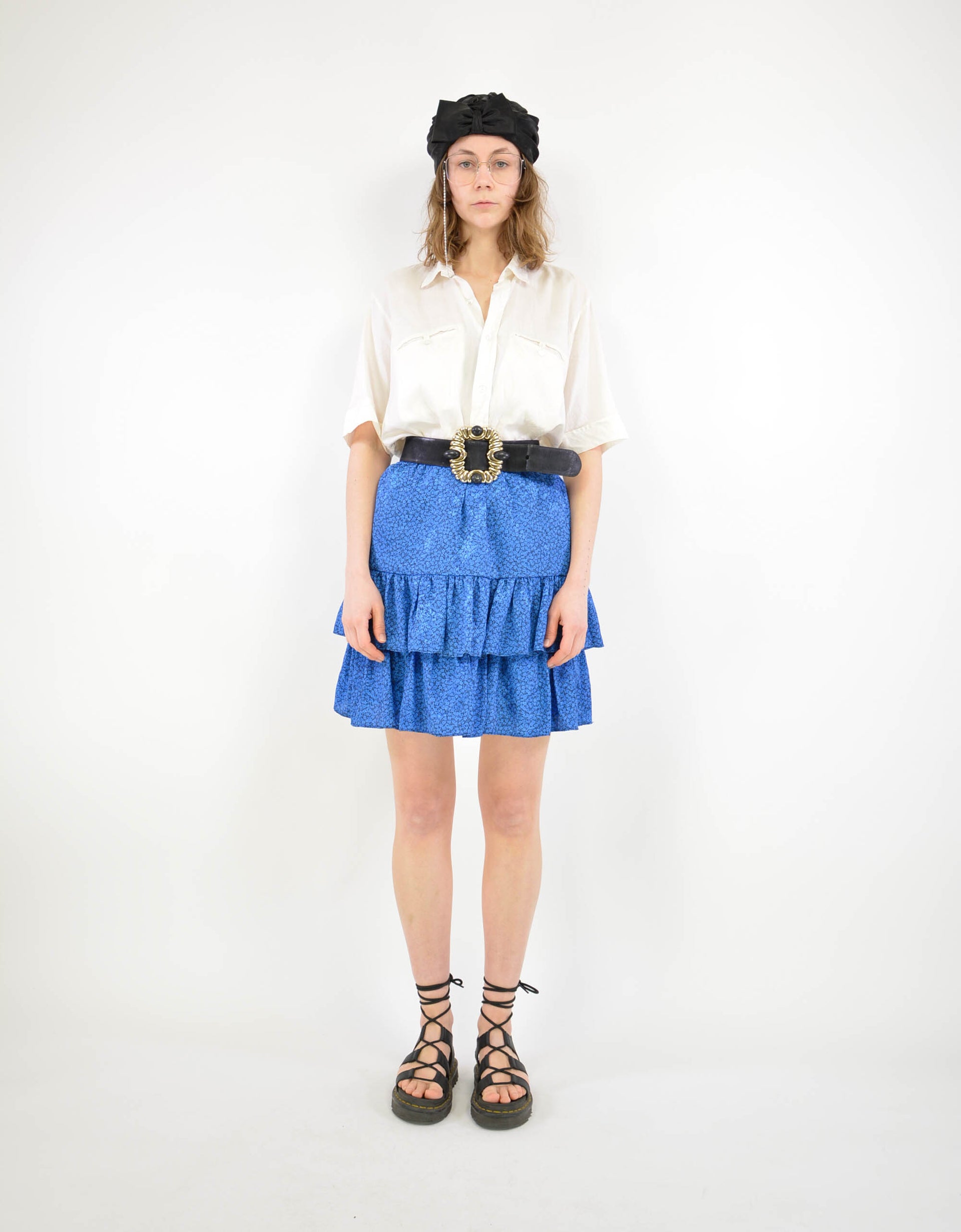 80s flower skirt - PICKNWEIGHT - VINTAGE KILO STORE