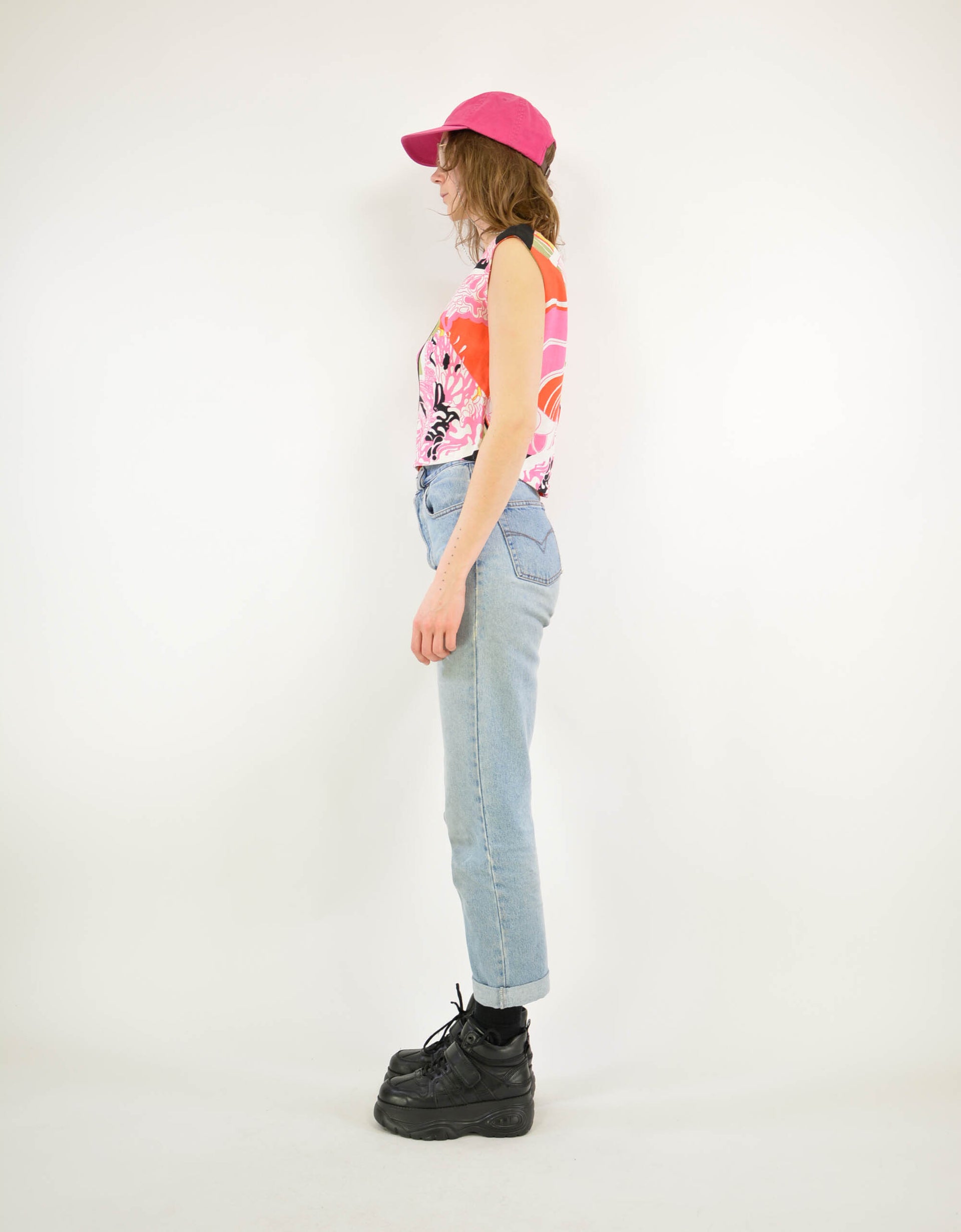 80s print top - PICKNWEIGHT - VINTAGE KILO STORE
