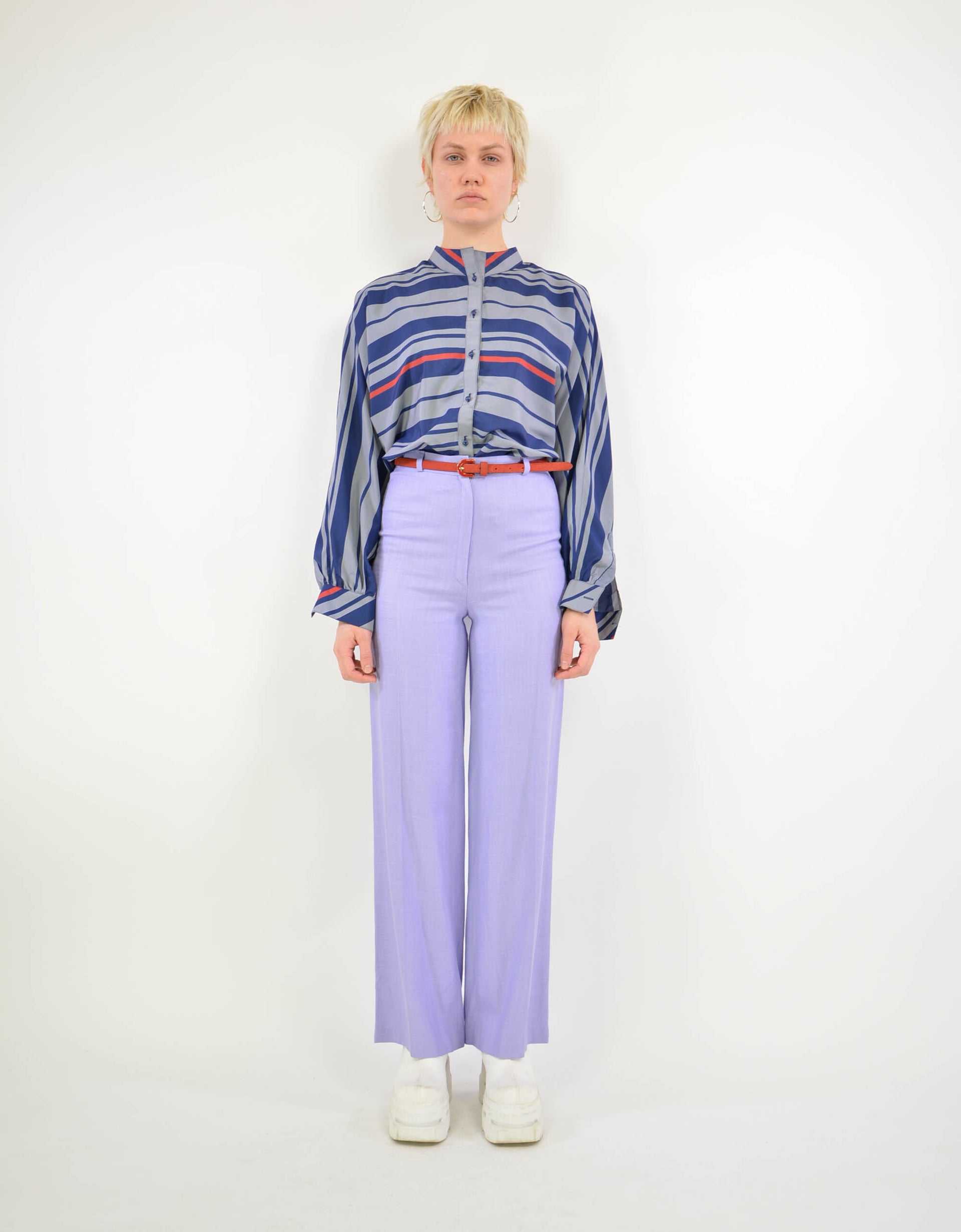 90s striped blouse - PICKNWEIGHT - VINTAGE KILO STORE