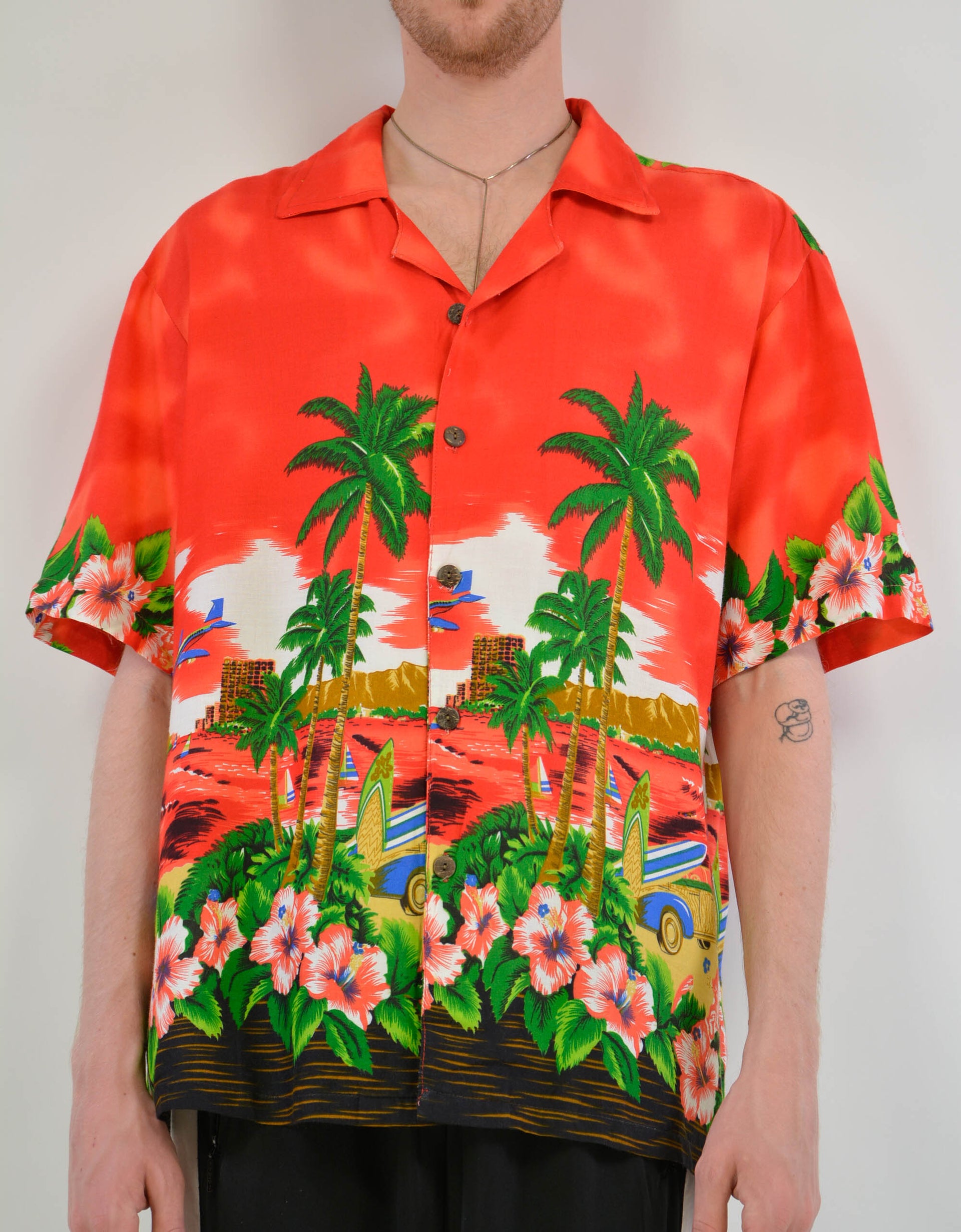 Hawaiian print shirt - PICKNWEIGHT - VINTAGE KILO STORE