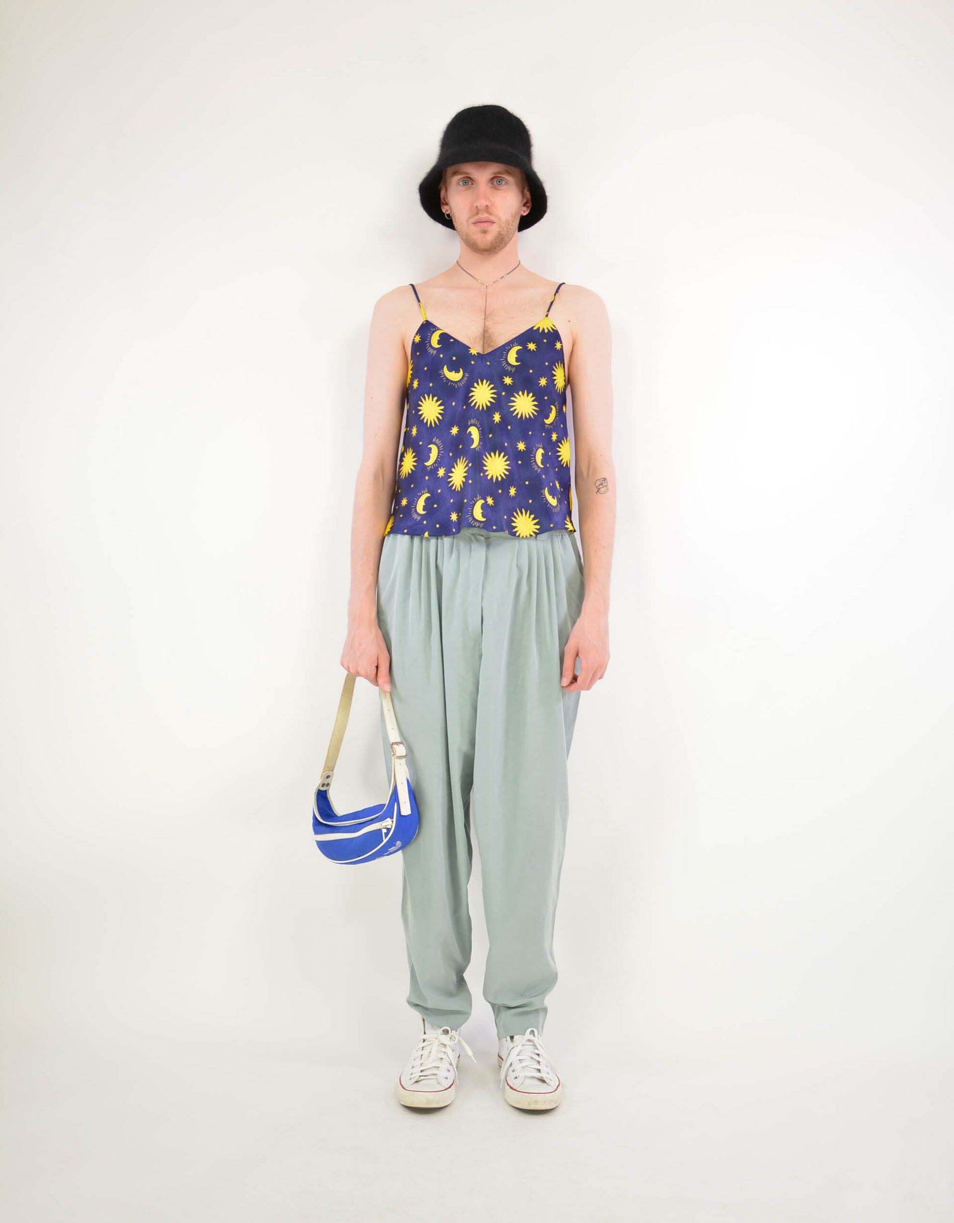 Negligee moon print - PICKNWEIGHT - VINTAGE KILO STORE