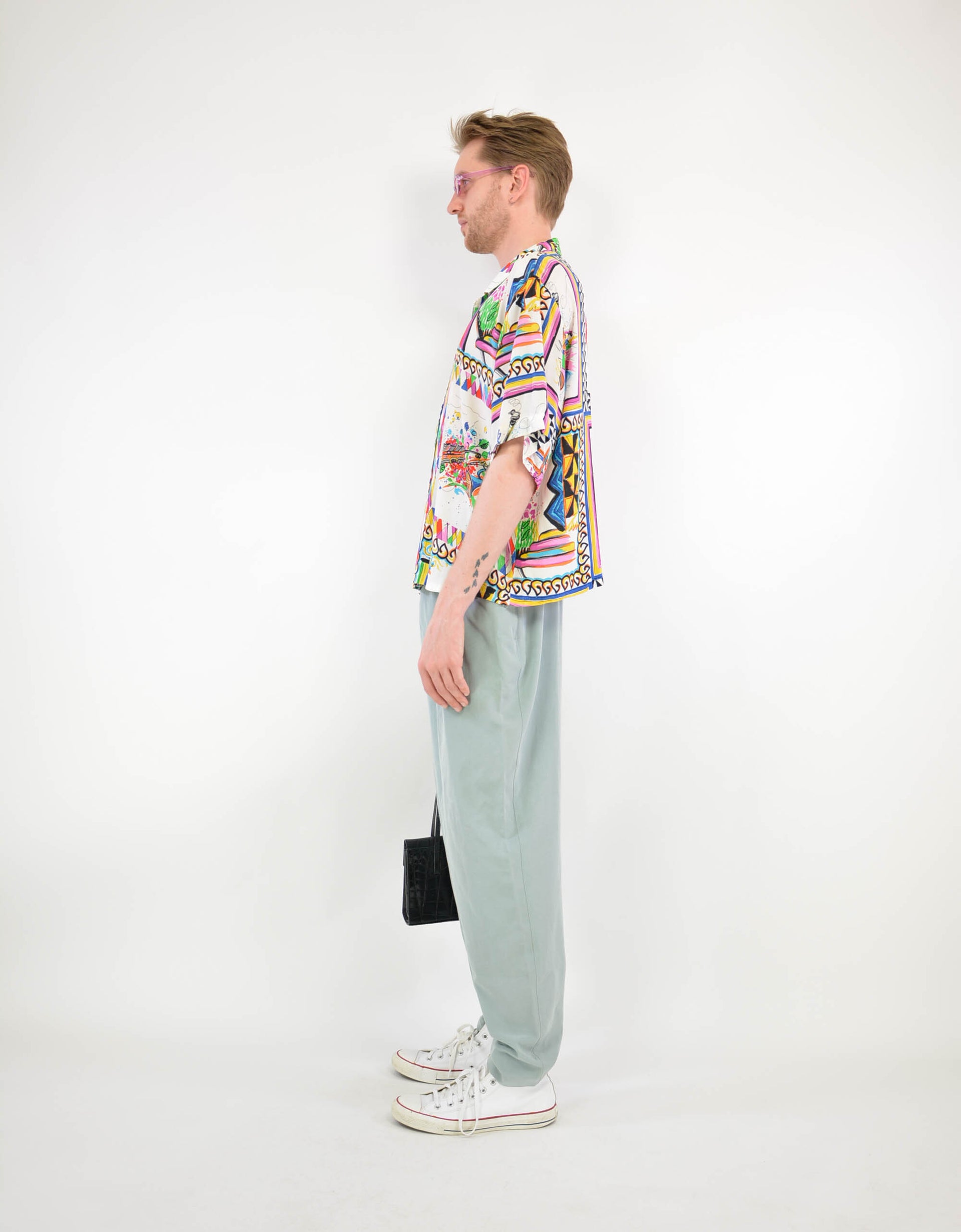80s print blouse - PICKNWEIGHT - VINTAGE KILO STORE