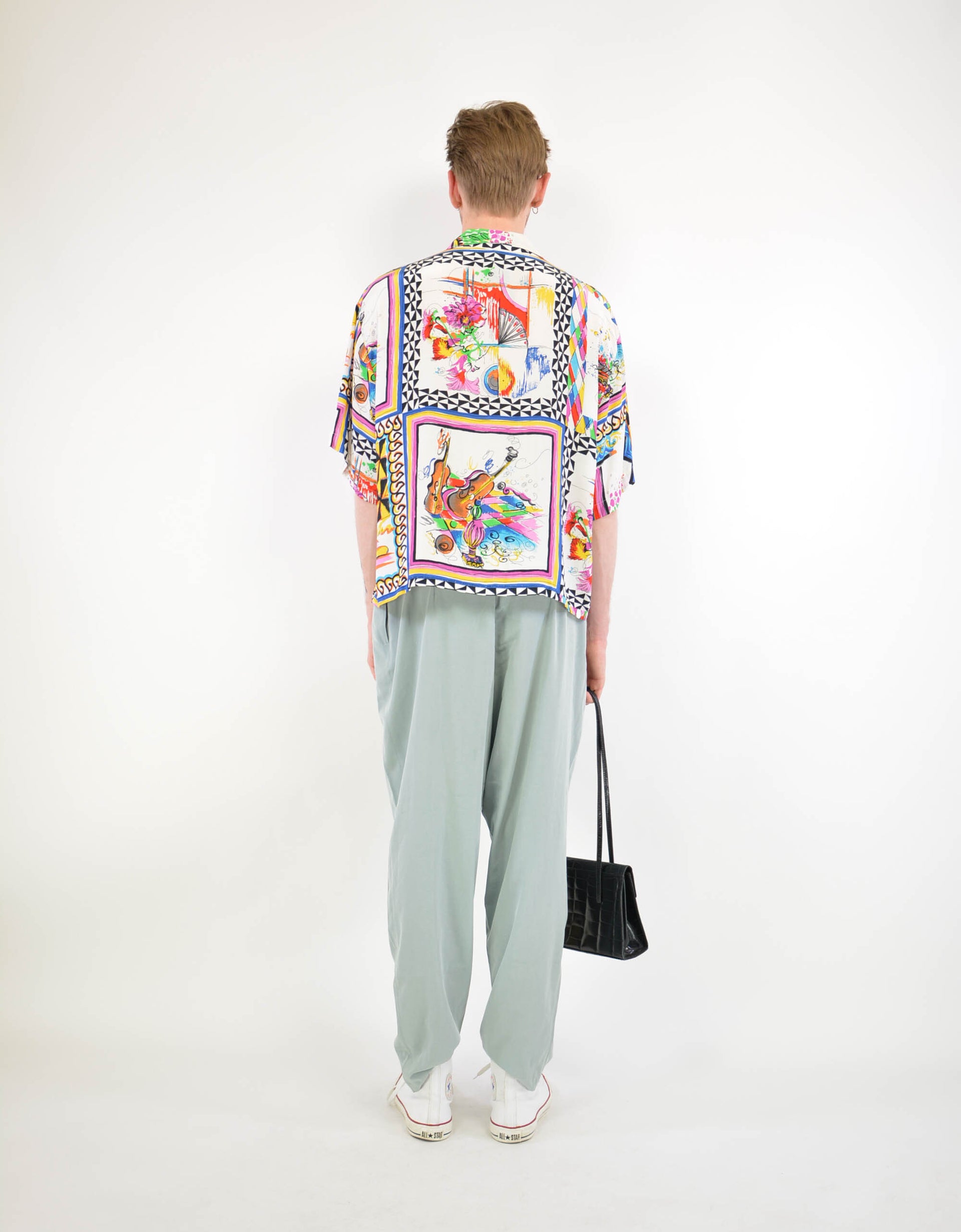 80s print blouse - PICKNWEIGHT - VINTAGE KILO STORE