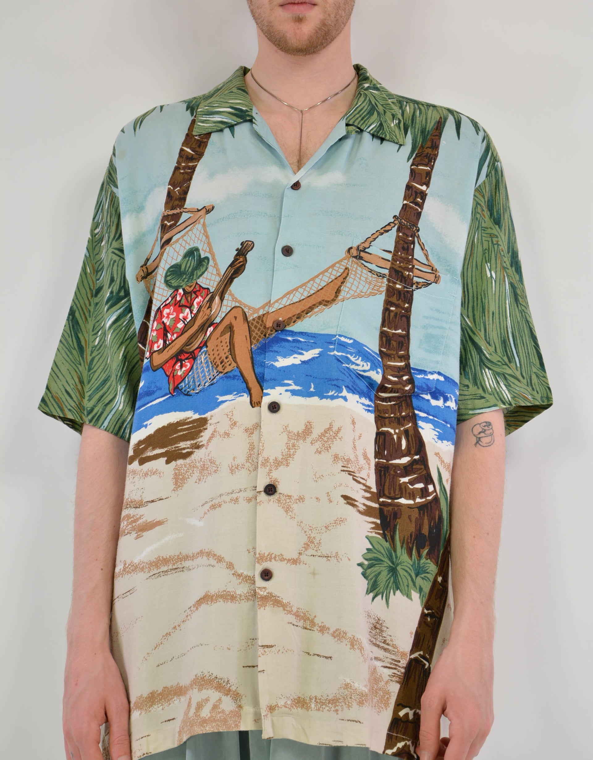 Hawaiian print shirt - PICKNWEIGHT - VINTAGE KILO STORE
