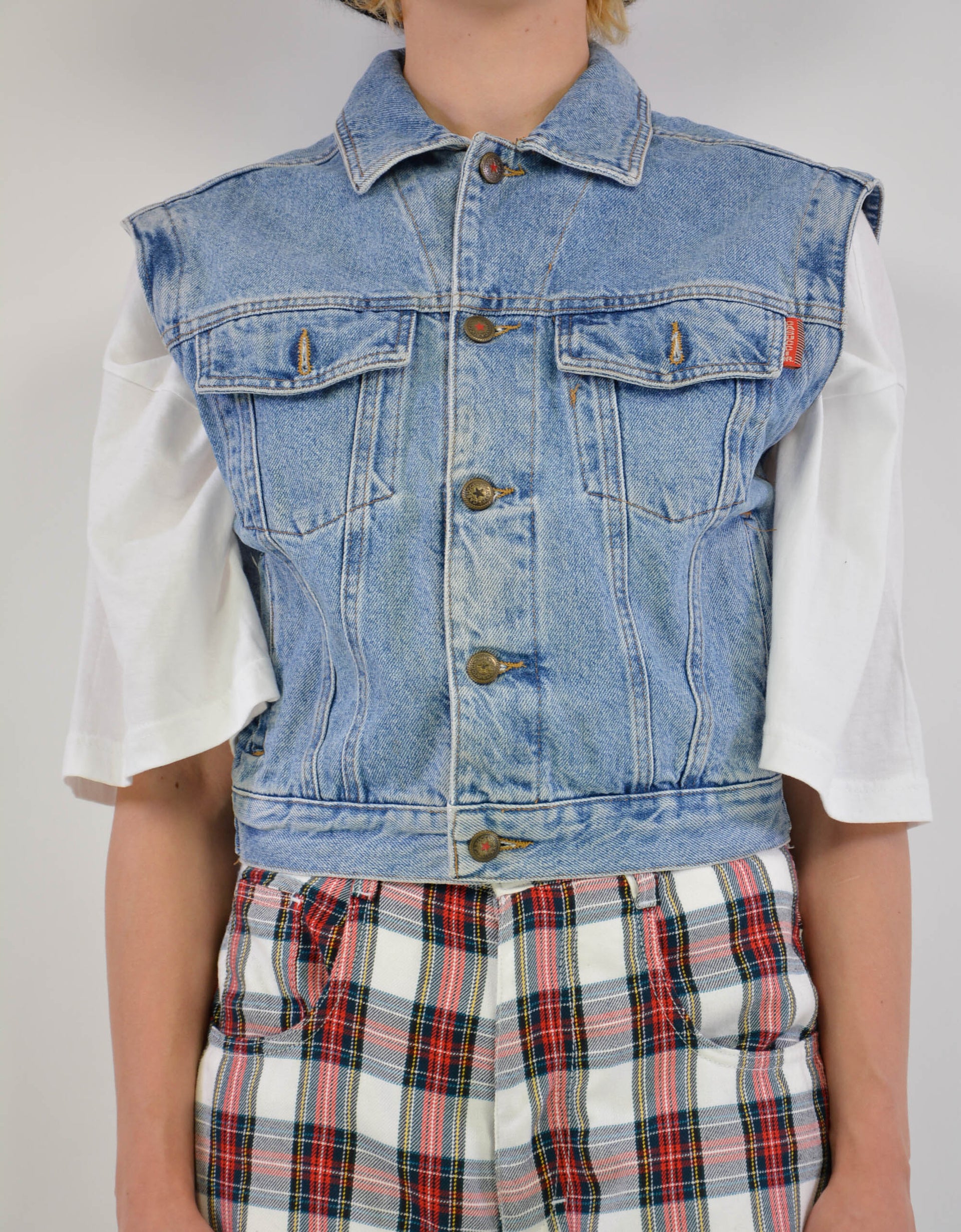 Denim vest - PICKNWEIGHT - VINTAGE KILO STORE