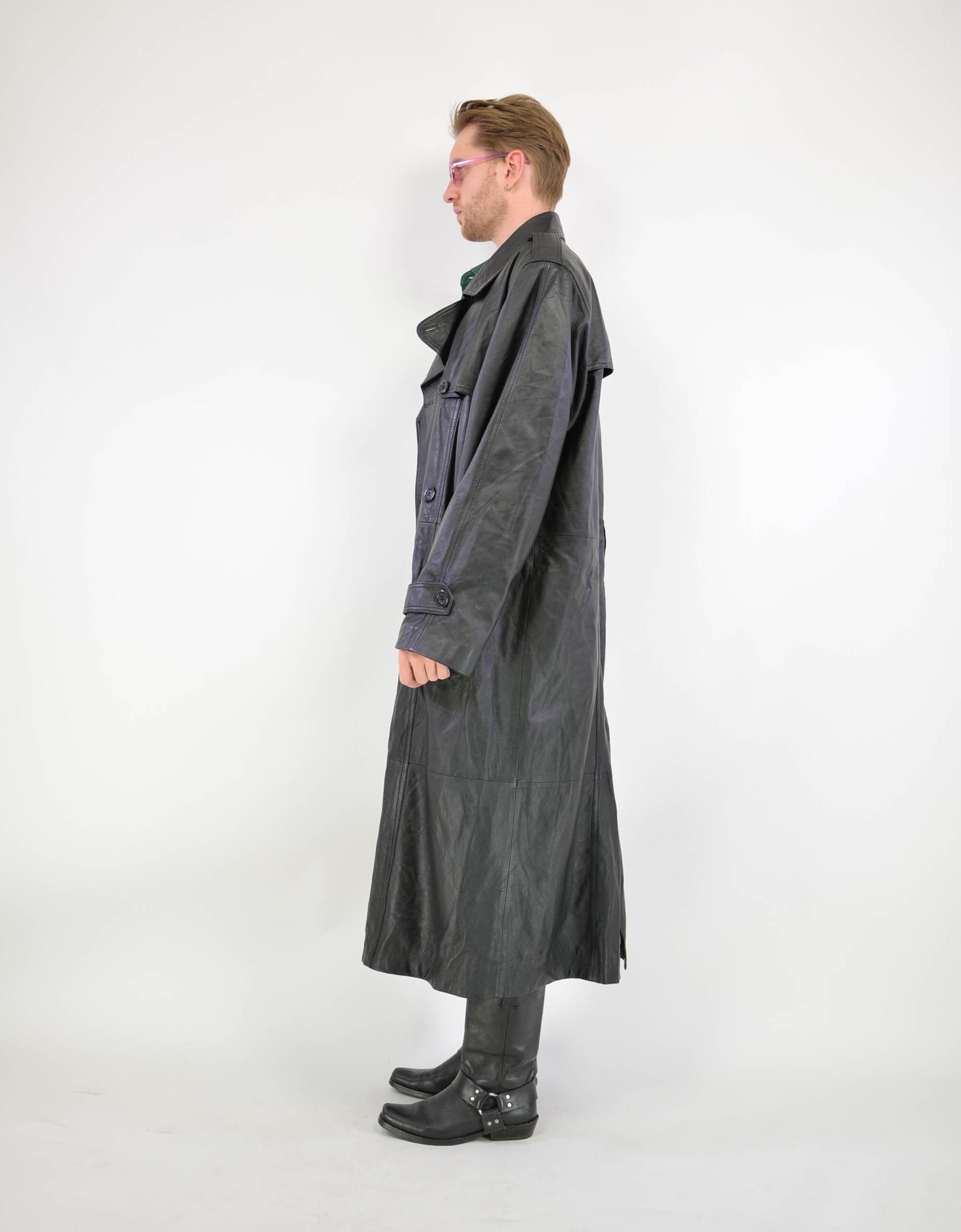 Leather coat - PICKNWEIGHT - VINTAGE KILO STORE
