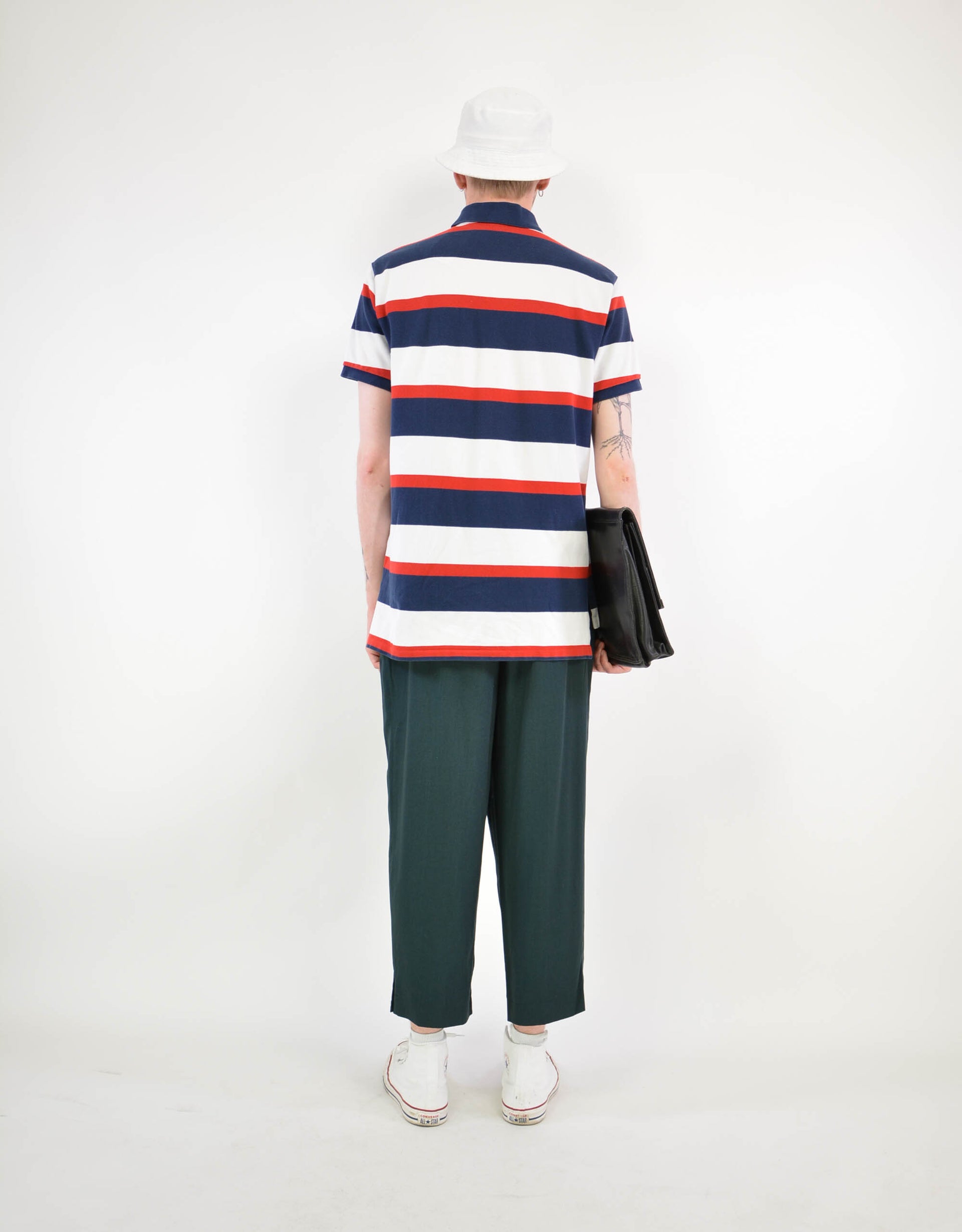 Striped polo shirt - PICKNWEIGHT - VINTAGE KILO STORE