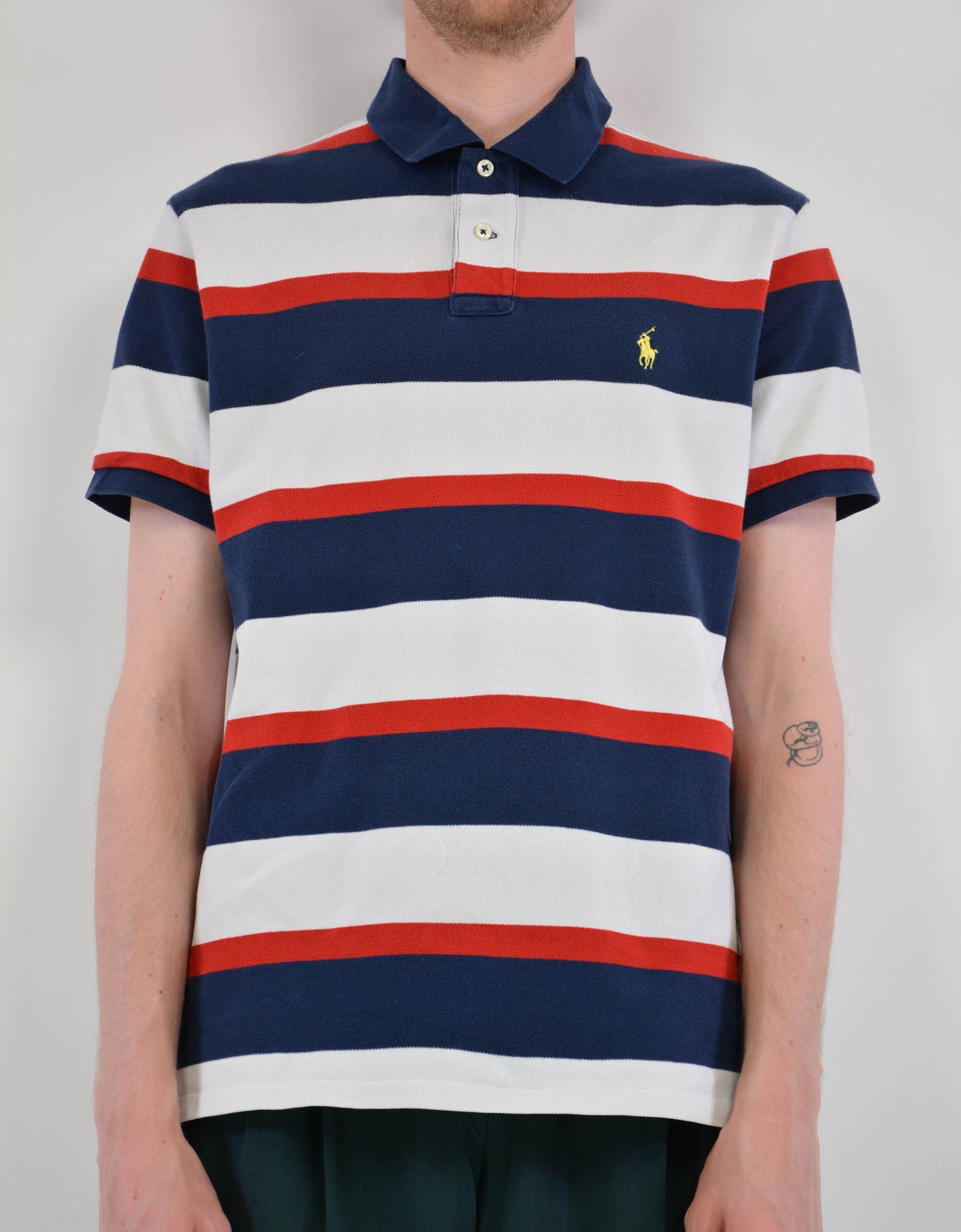 Striped polo shirt - PICKNWEIGHT - VINTAGE KILO STORE
