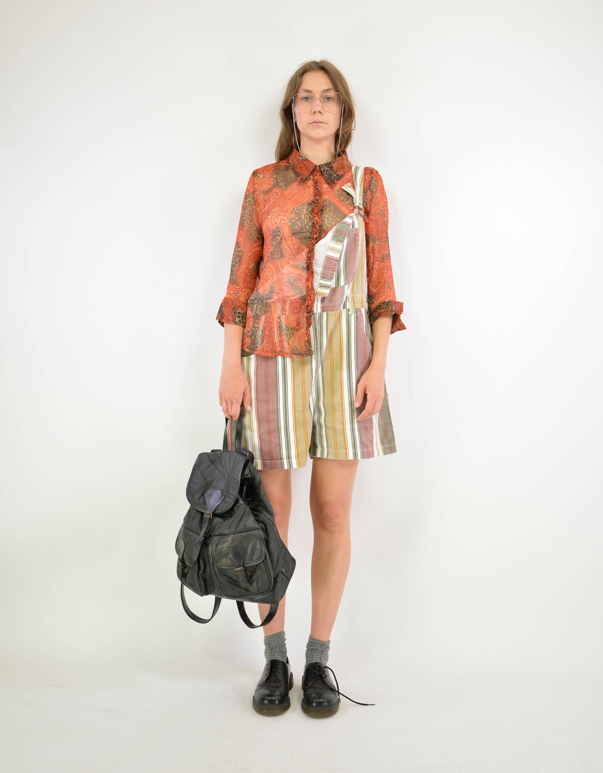 Leo print blouse - PICKNWEIGHT - VINTAGE KILO STORE