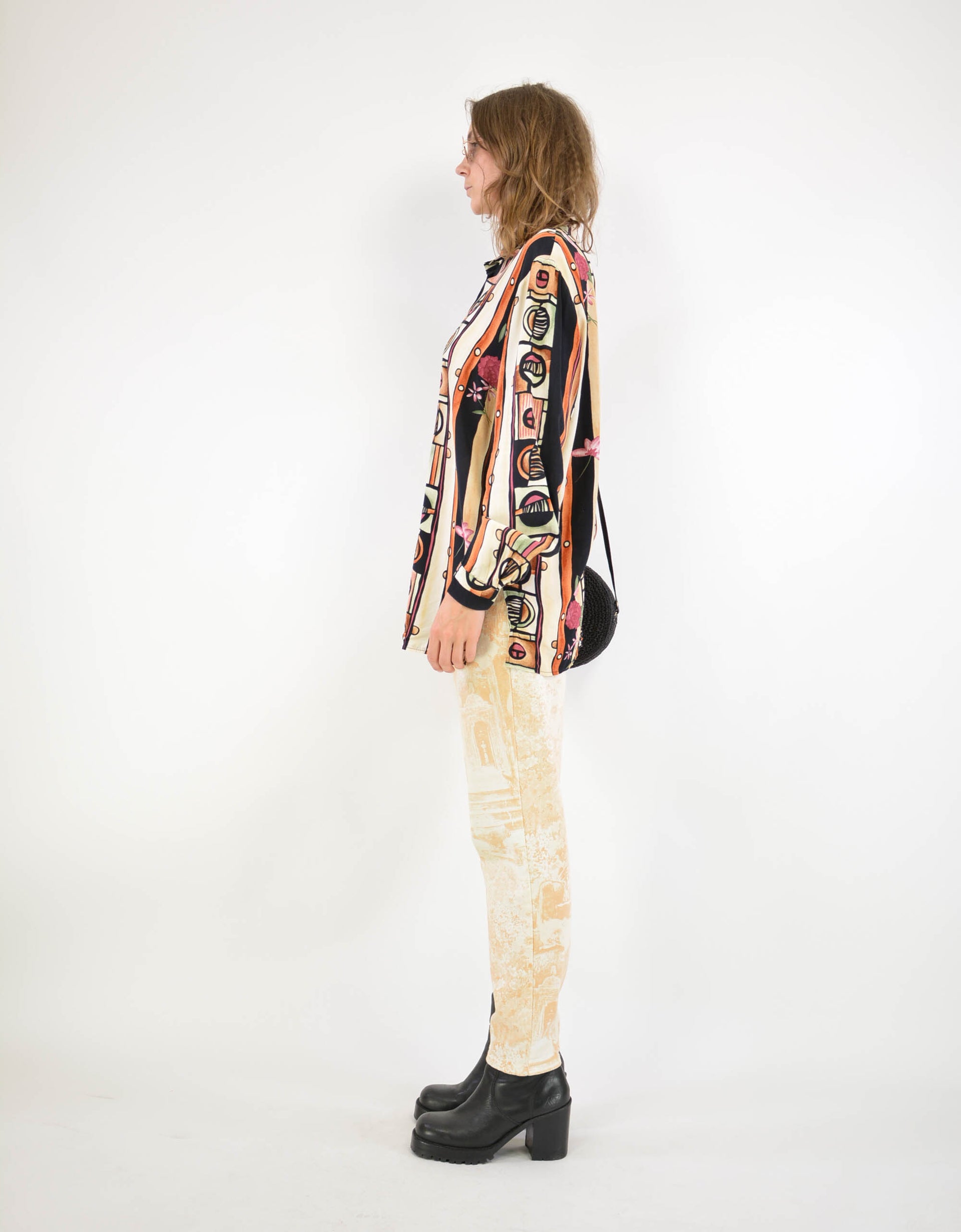 90s flower print blouse - PICKNWEIGHT - VINTAGE KILO STORE