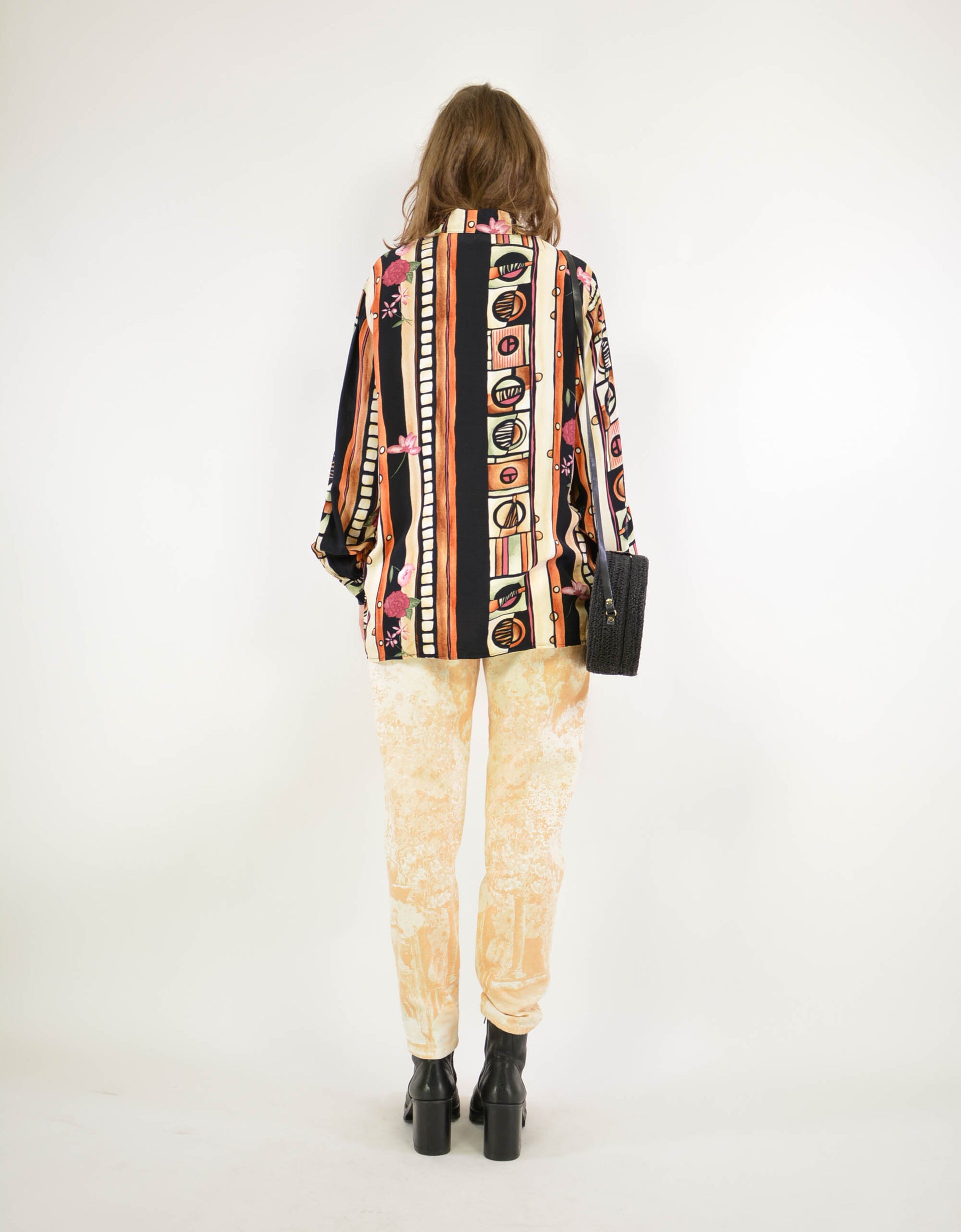 90s flower print blouse - PICKNWEIGHT - VINTAGE KILO STORE