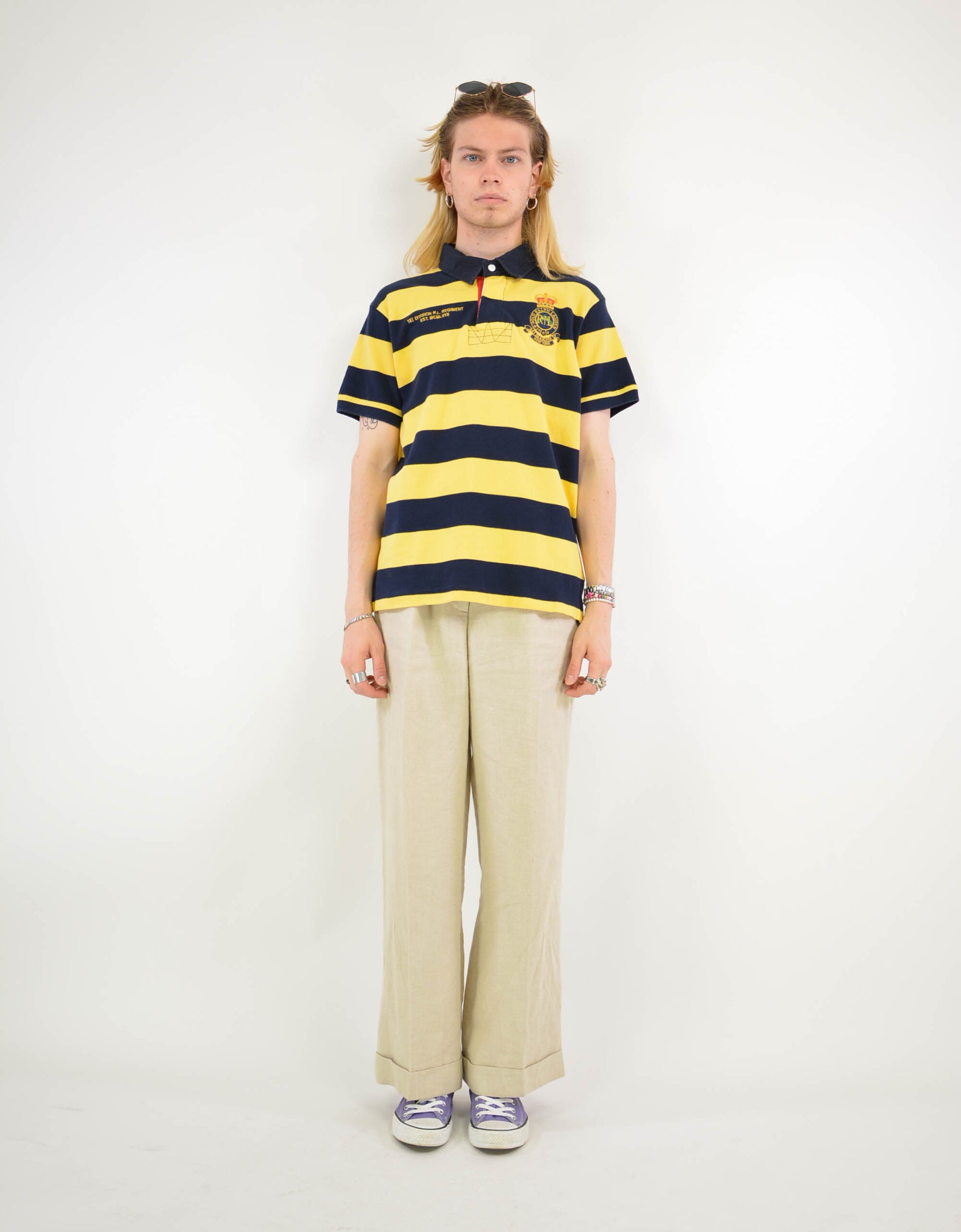 Striped polo - PICKNWEIGHT - VINTAGE KILO STORE