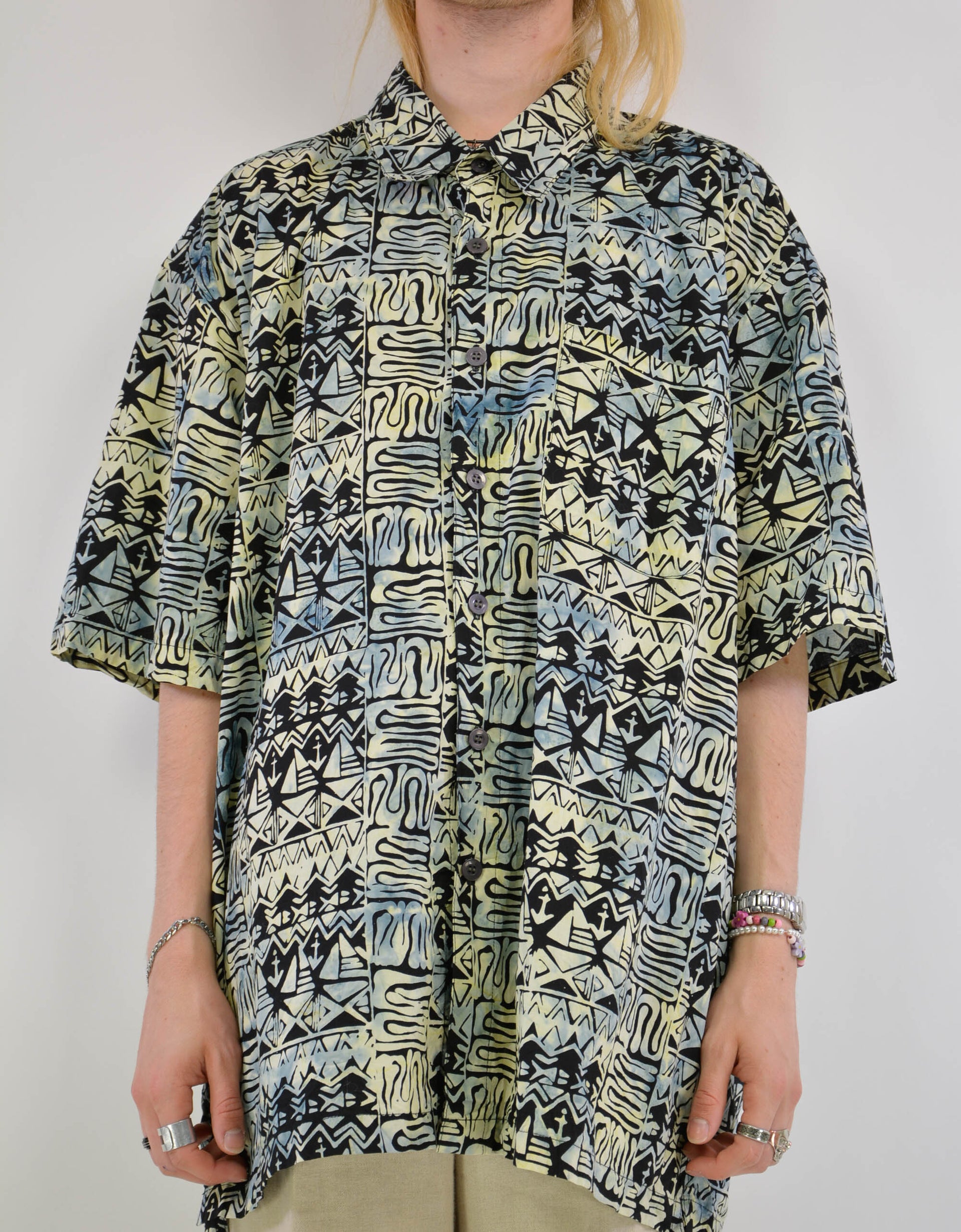 Ethno print shirt - PICKNWEIGHT - VINTAGE KILO STORE