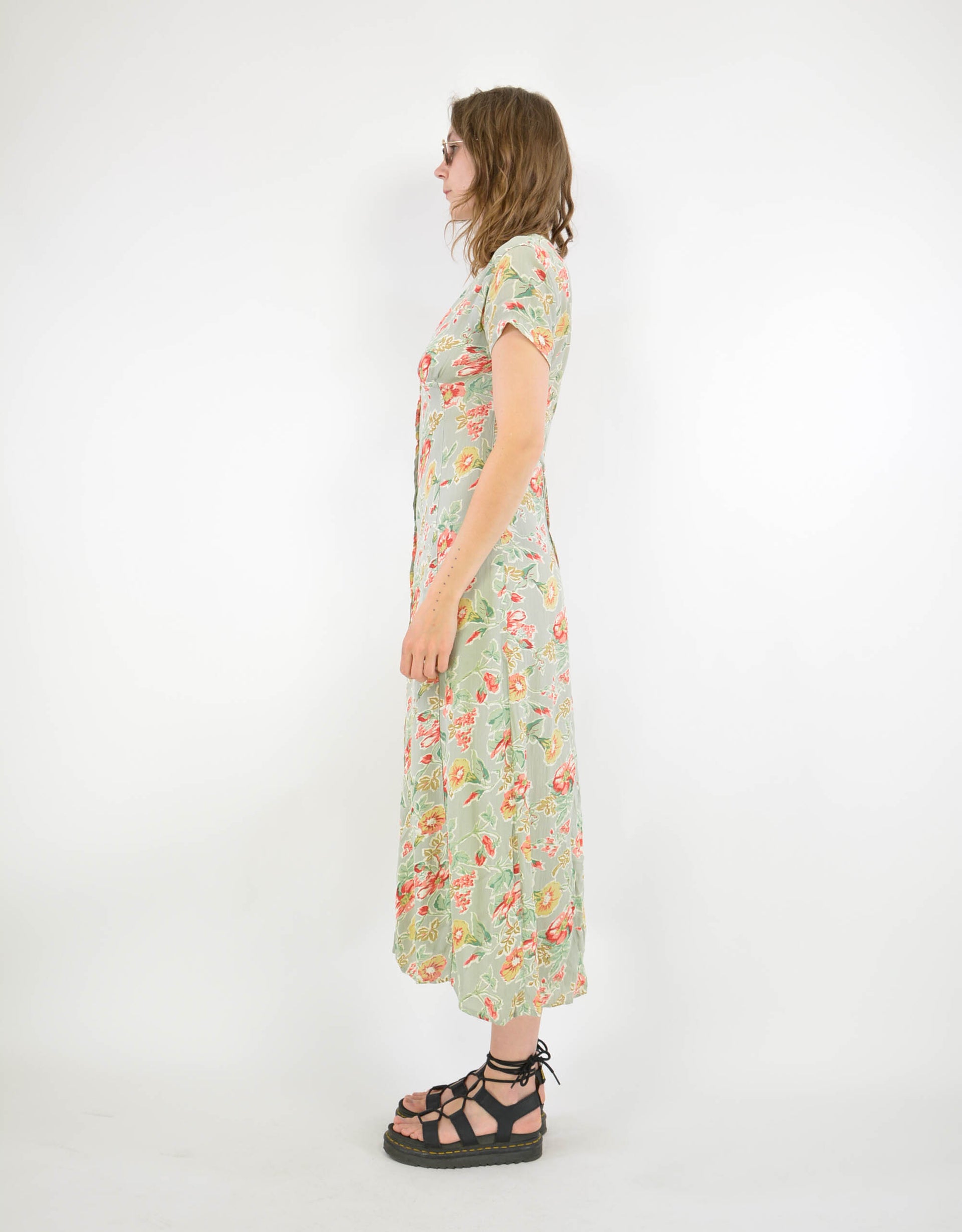 Tropical print dress - PICKNWEIGHT - VINTAGE KILO STORE