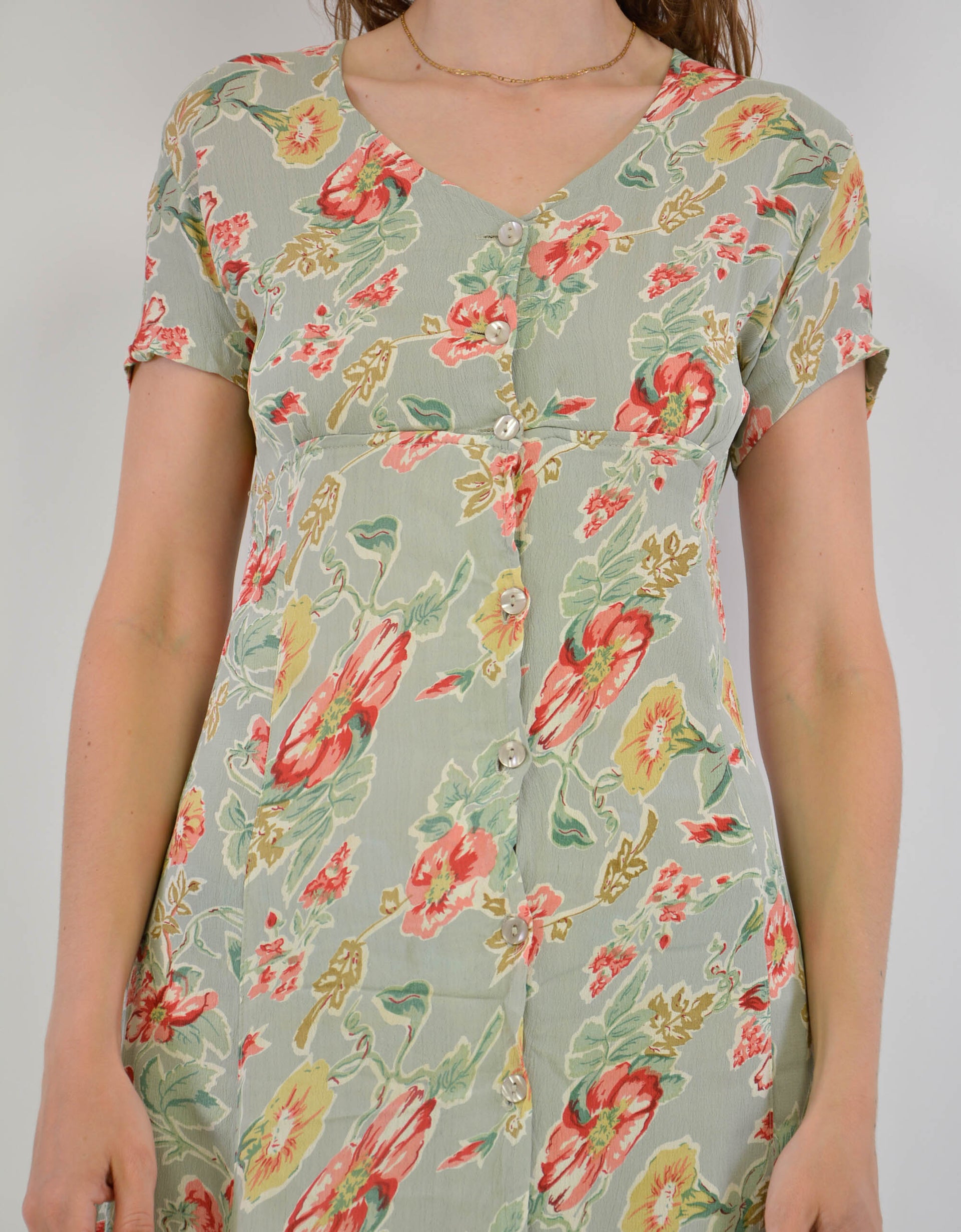 Tropical print dress - PICKNWEIGHT - VINTAGE KILO STORE