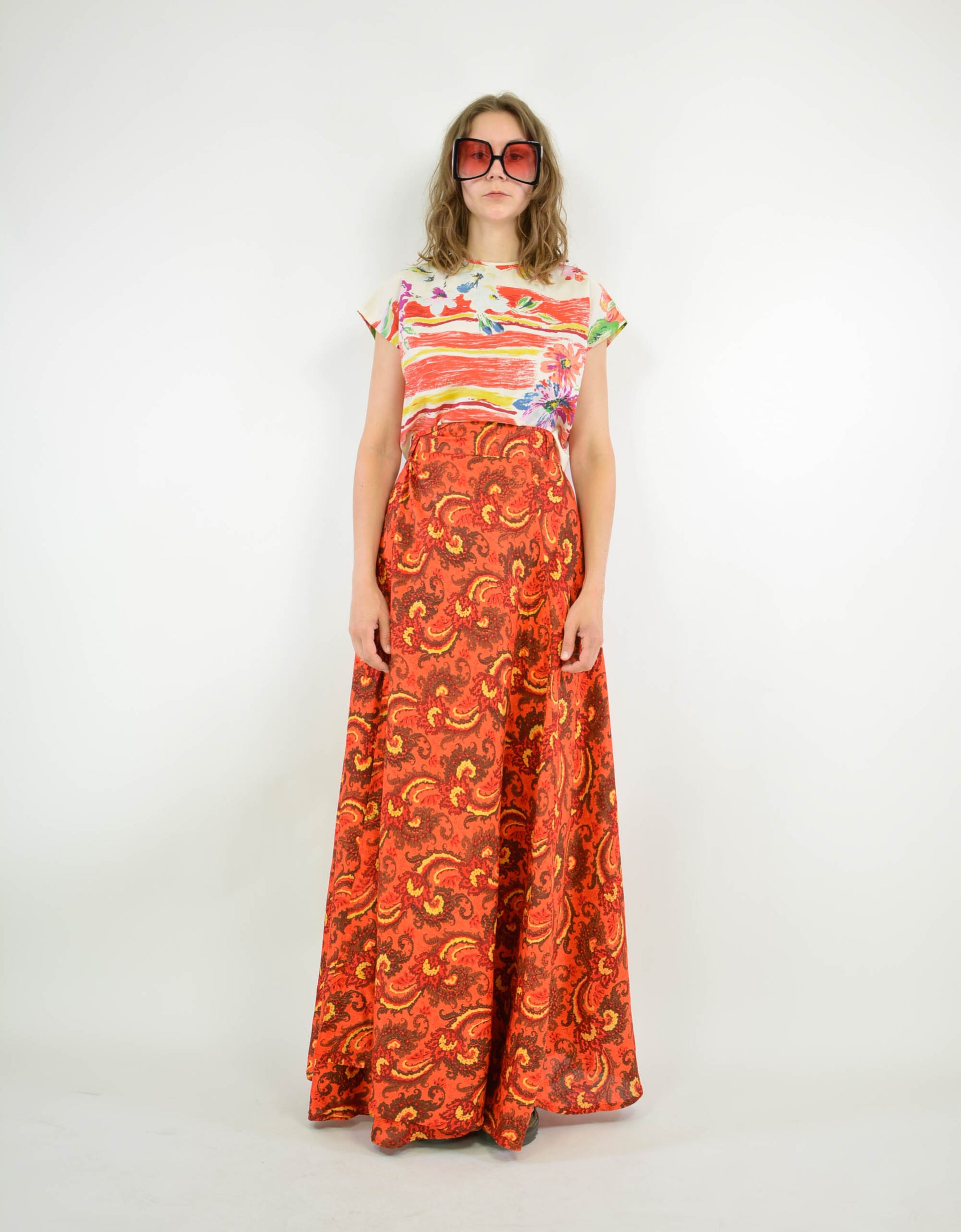 90s flower blouse - PICKNWEIGHT - VINTAGE KILO STORE
