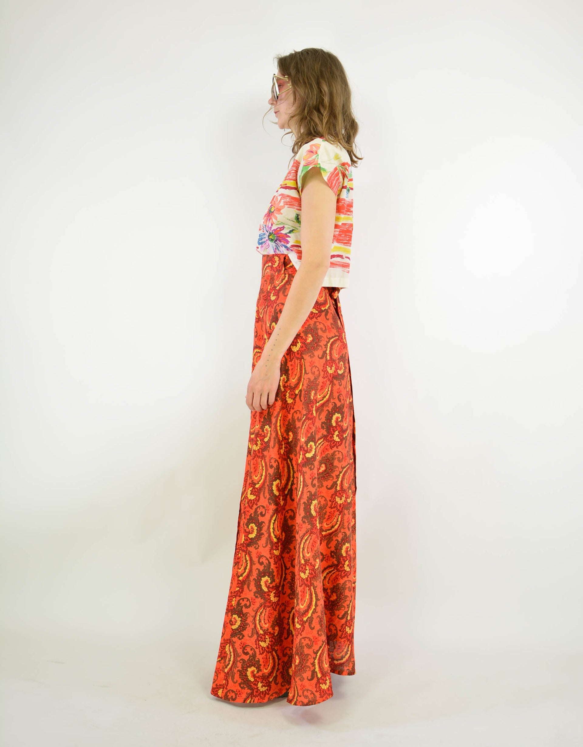 90s flower blouse - PICKNWEIGHT - VINTAGE KILO STORE