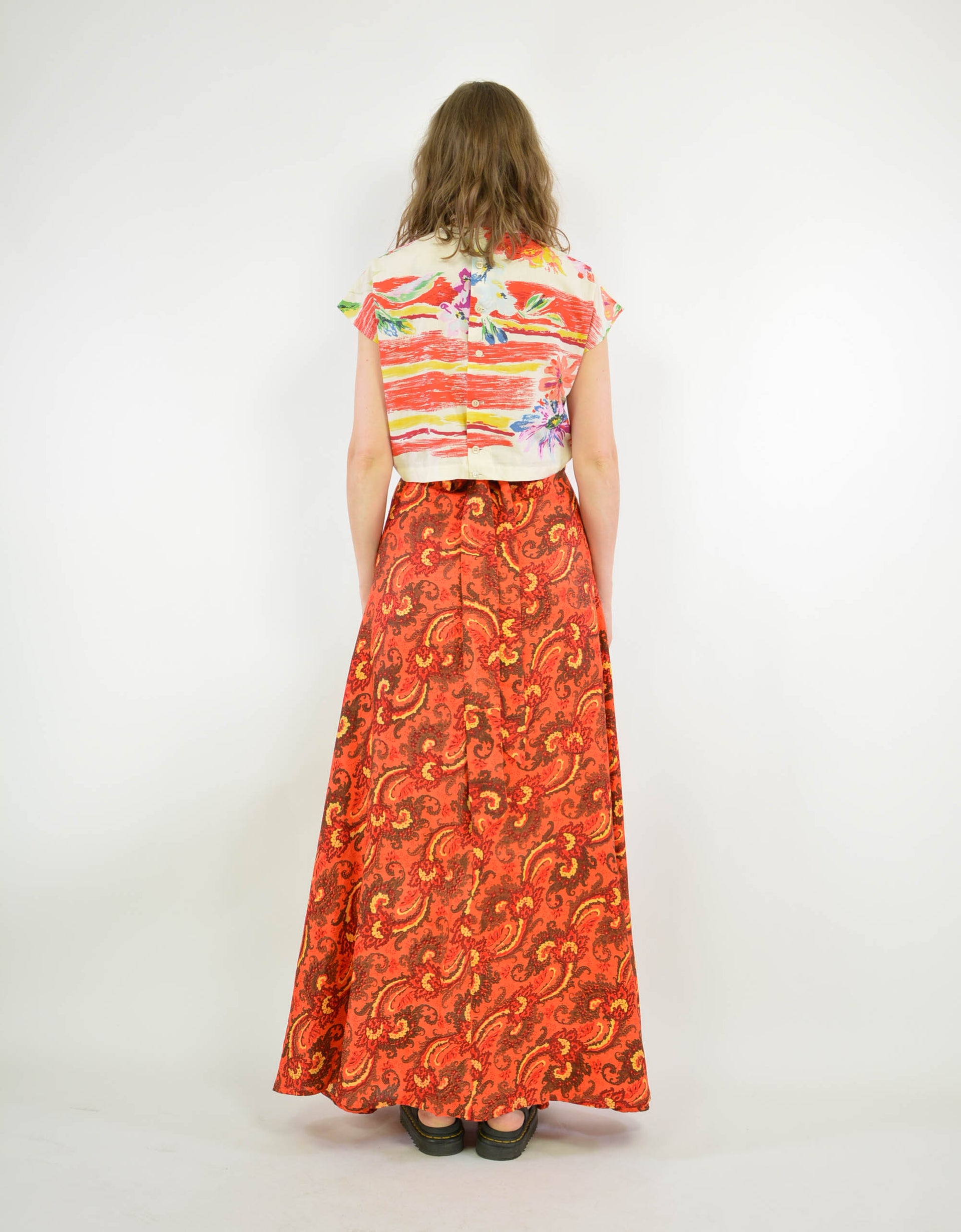 90s flower blouse - PICKNWEIGHT - VINTAGE KILO STORE