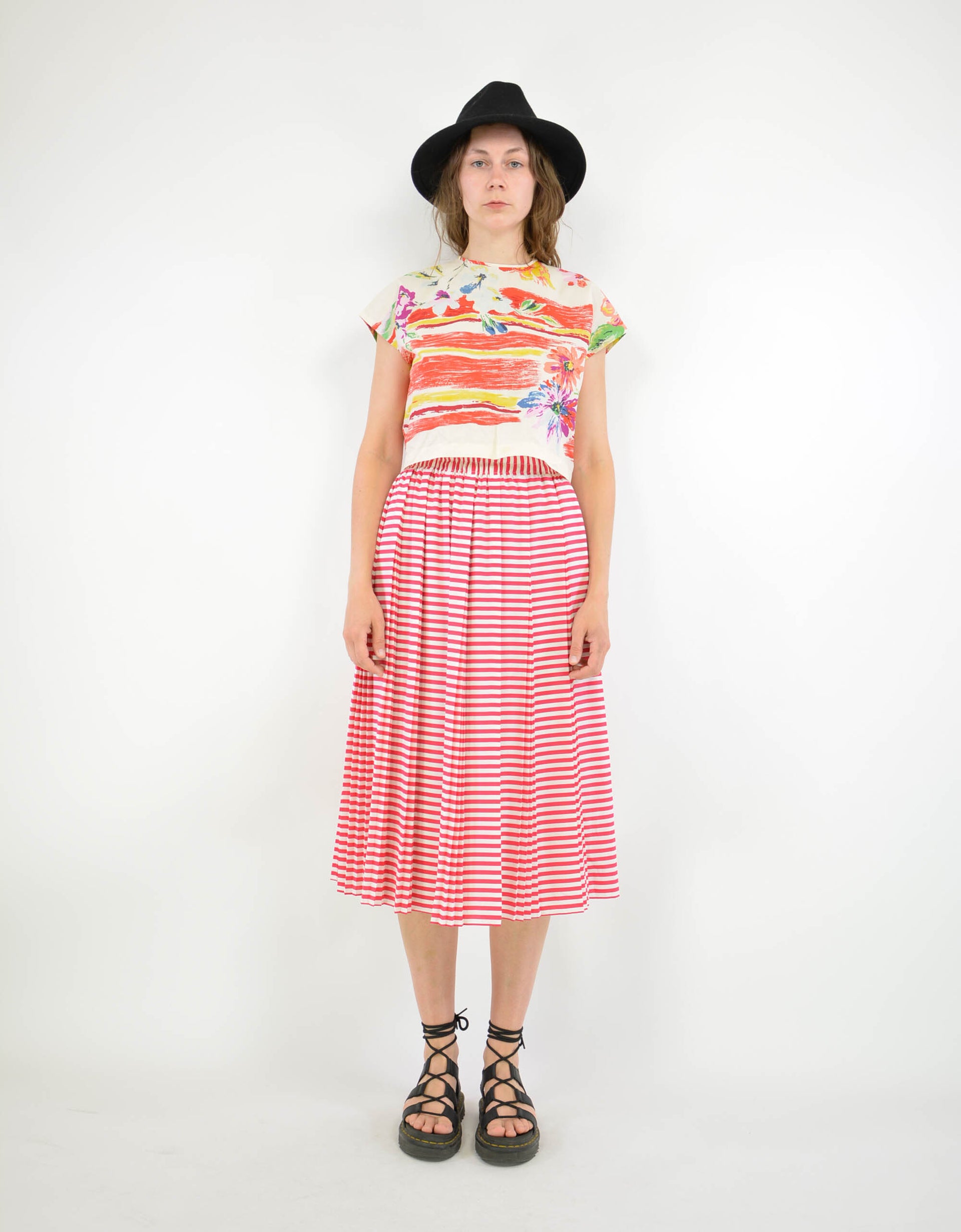 Striped skirt - PICKNWEIGHT - VINTAGE KILO STORE