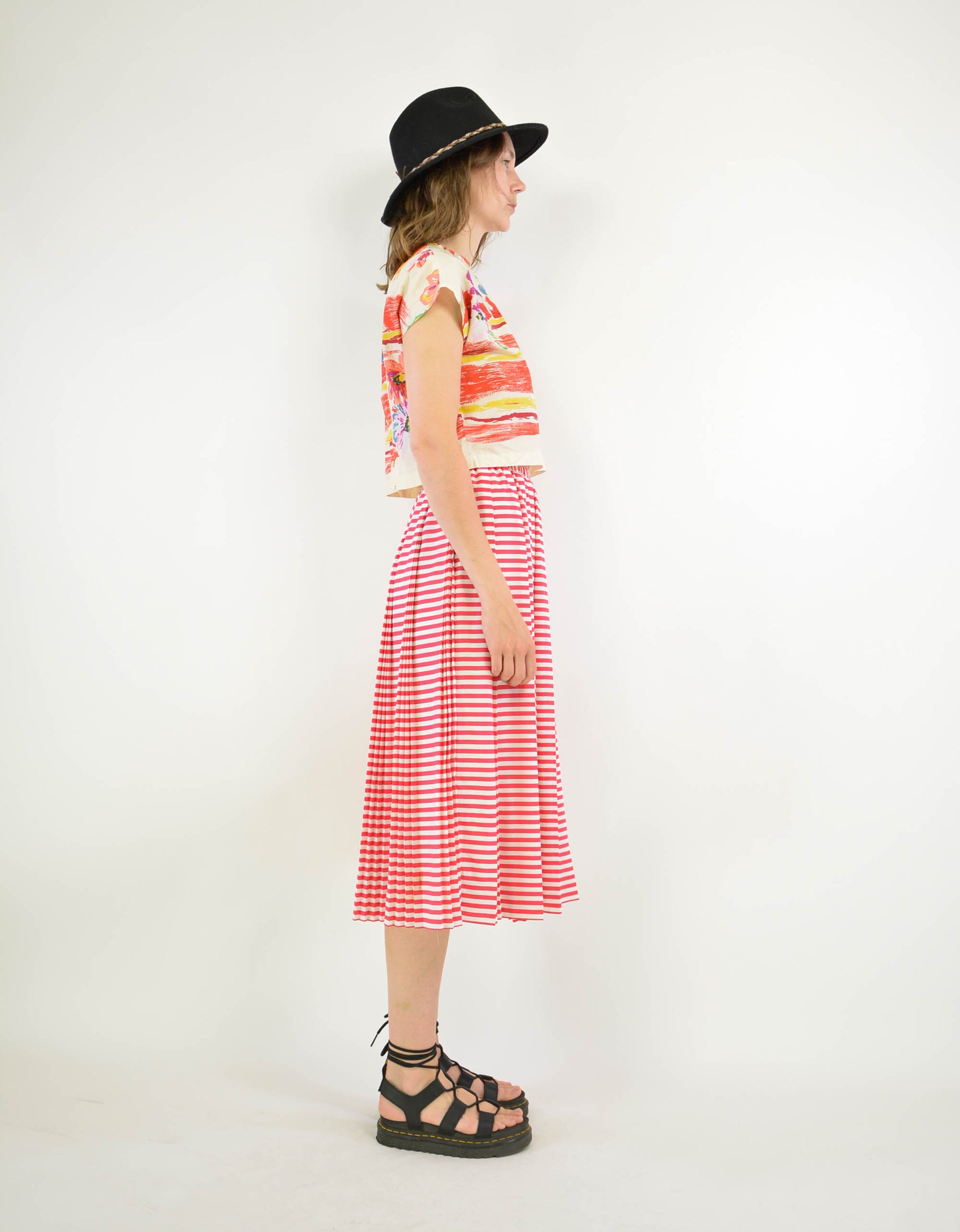 Striped skirt - PICKNWEIGHT - VINTAGE KILO STORE