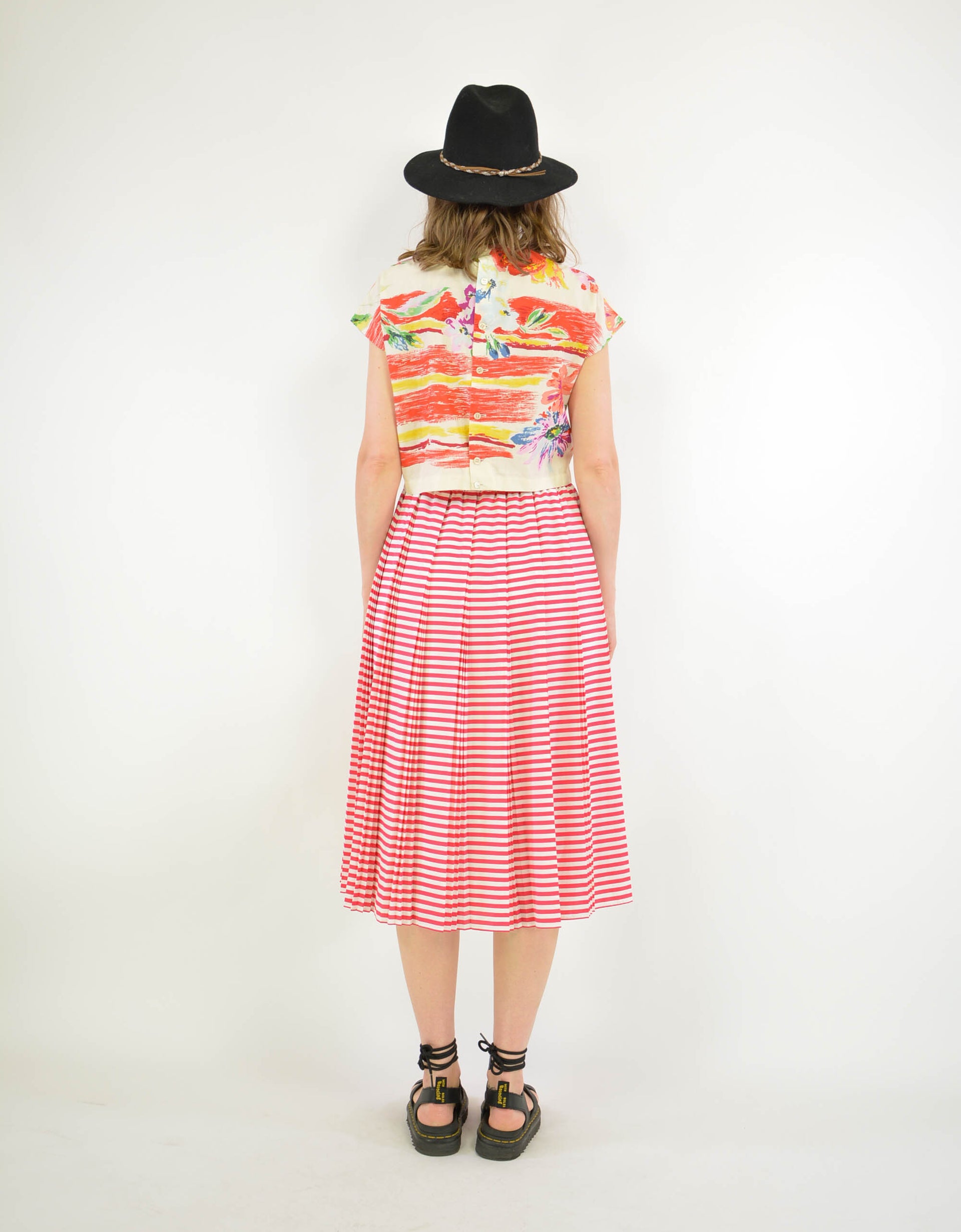 Striped skirt - PICKNWEIGHT - VINTAGE KILO STORE