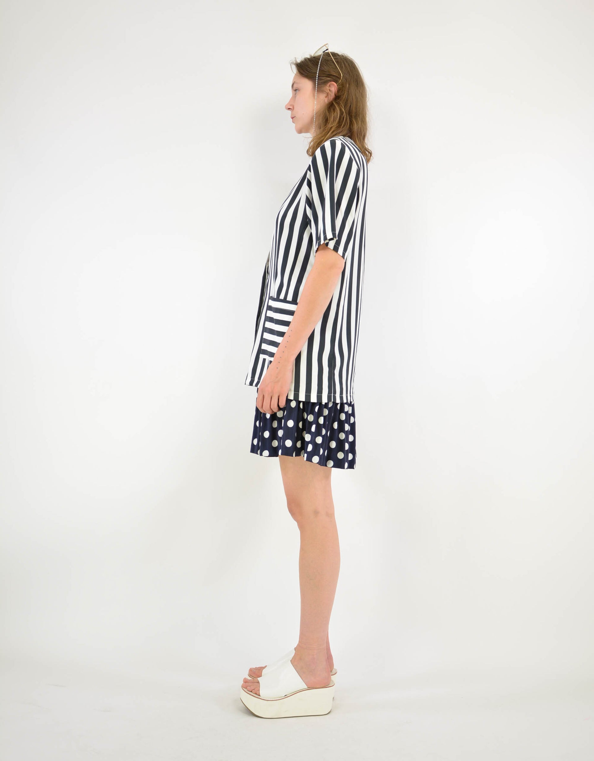 Stripe blouse - PICKNWEIGHT - VINTAGE KILO STORE