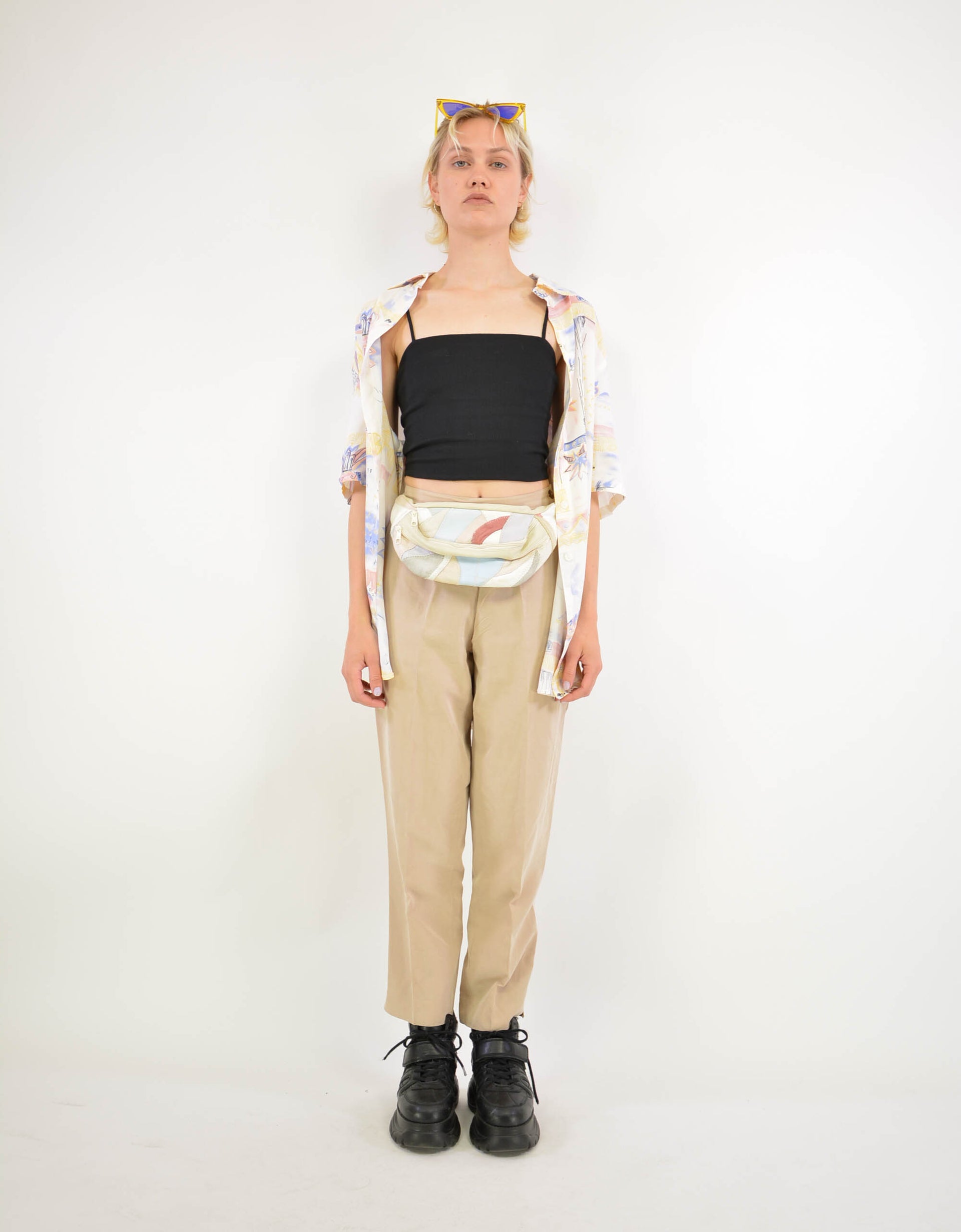 90s print blouse - PICKNWEIGHT - VINTAGE KILO STORE