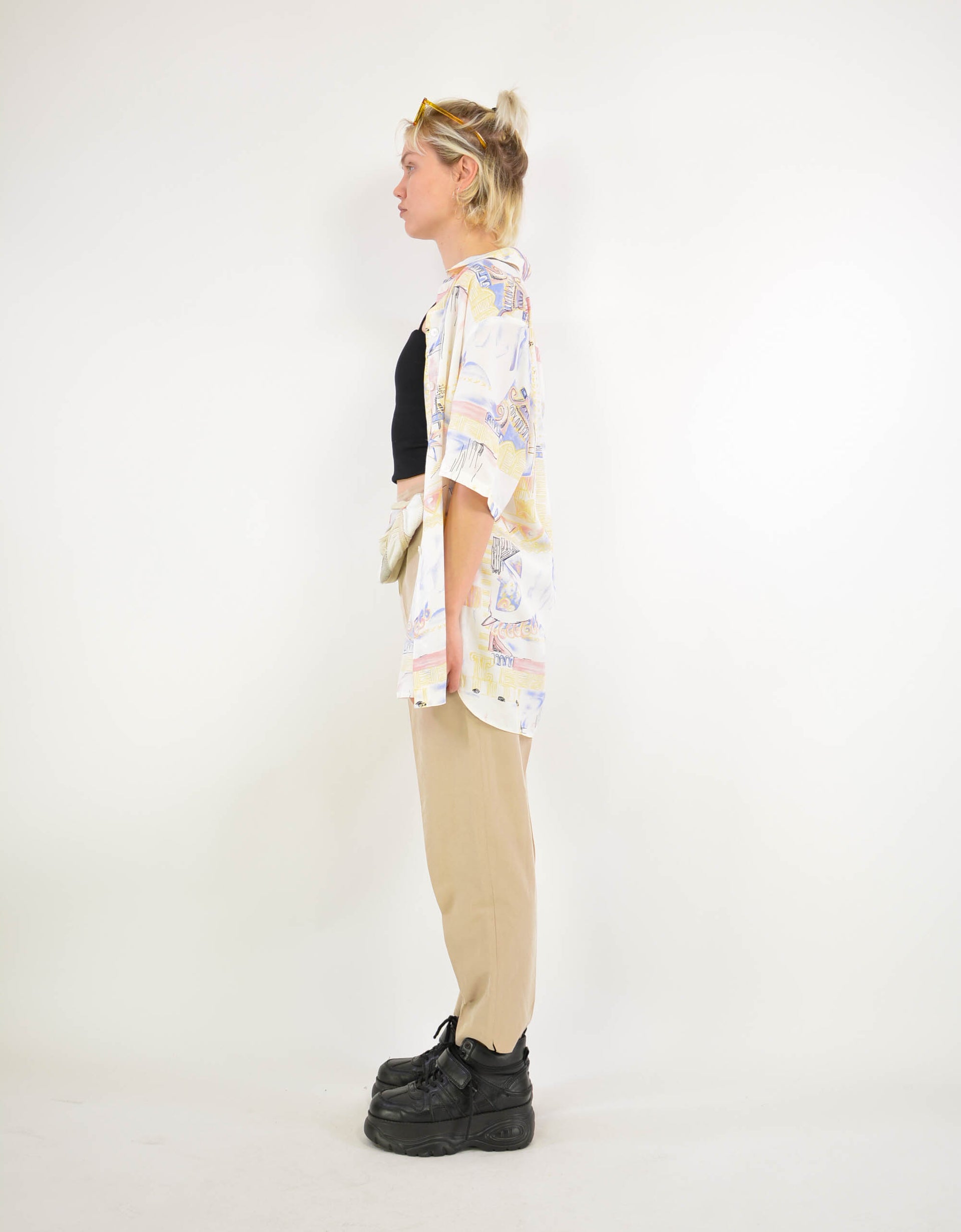 90s print blouse - PICKNWEIGHT - VINTAGE KILO STORE