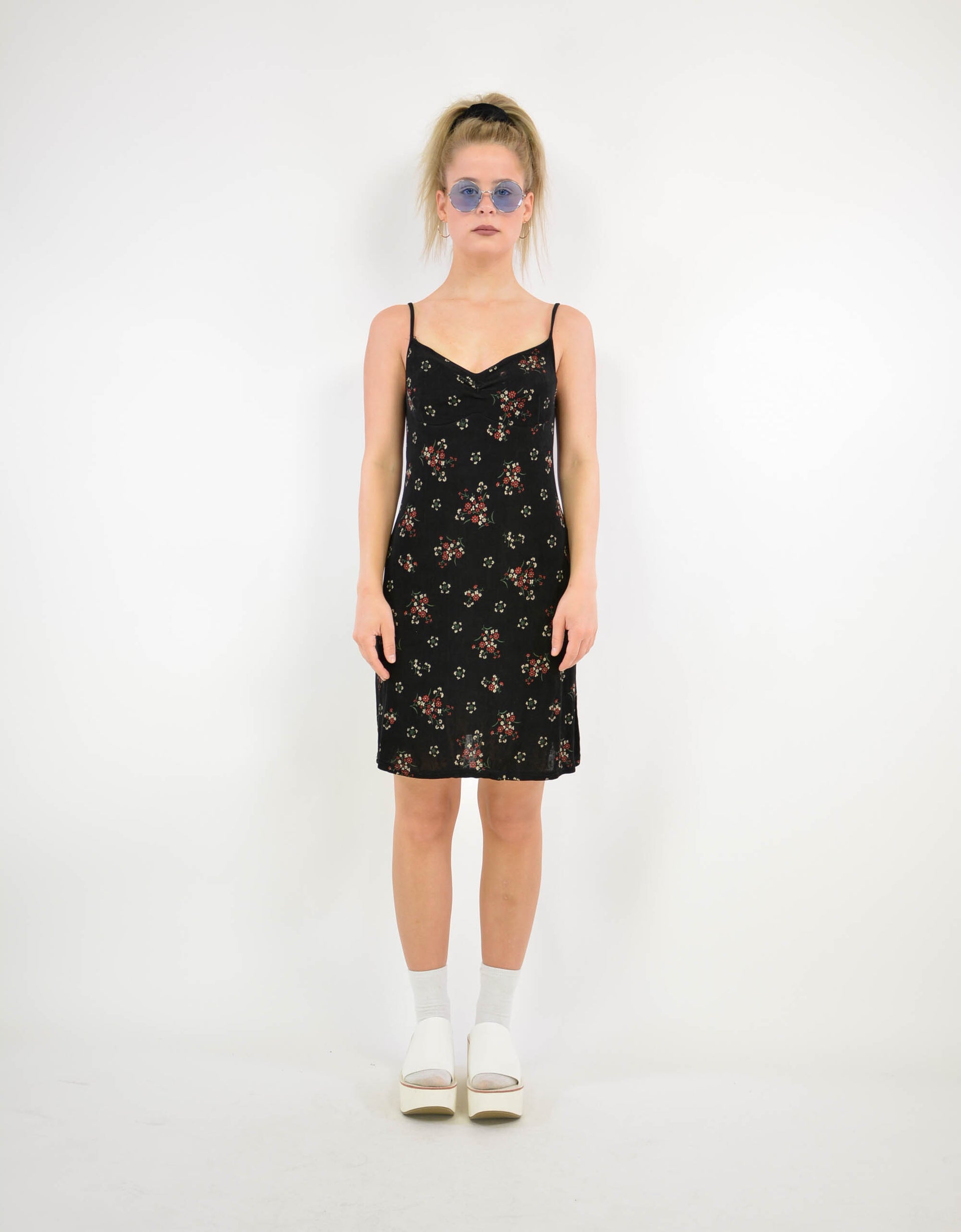 Flower print dress - PICKNWEIGHT - VINTAGE KILO STORE